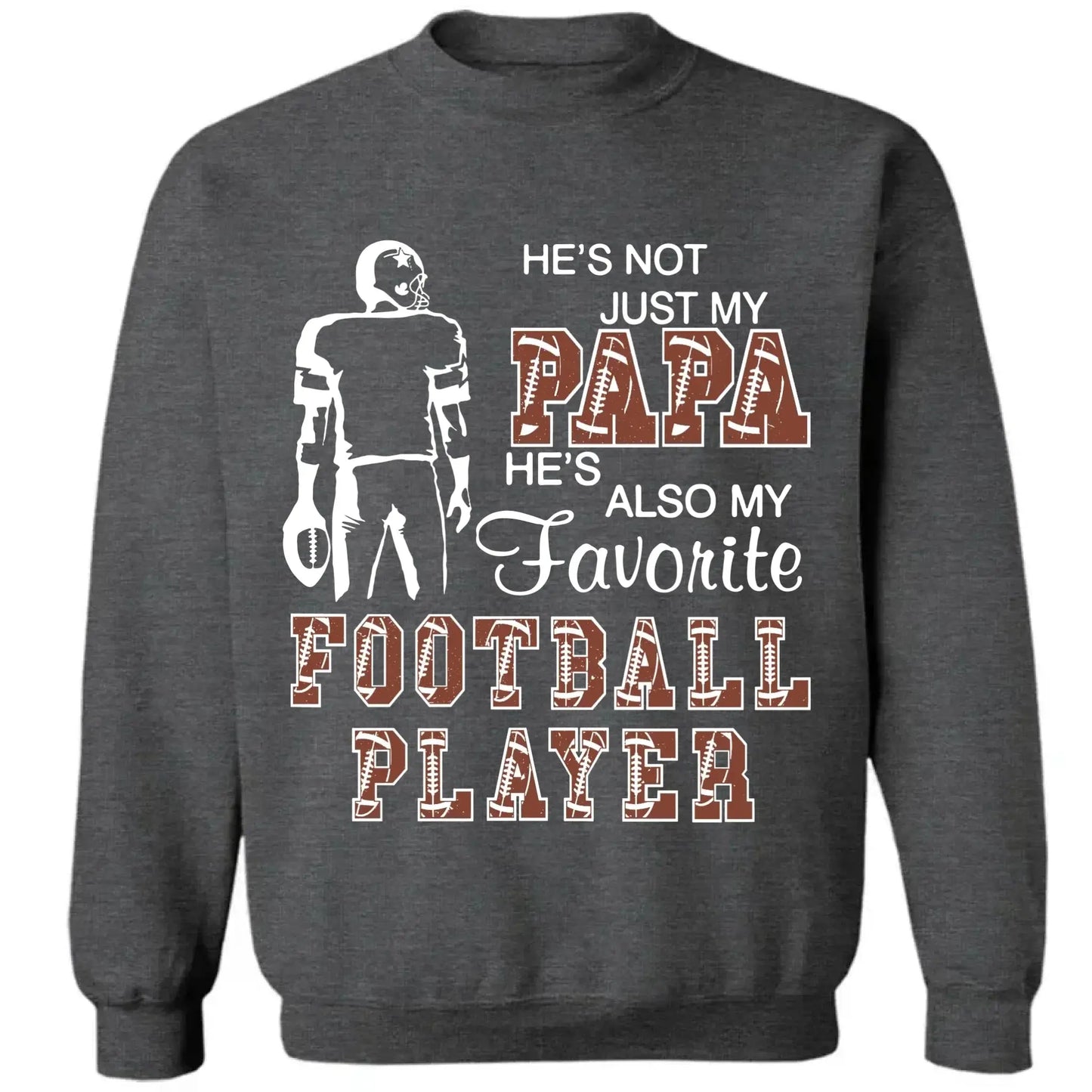 Proud of My Favorite Football Player – Personalized T-Shirt for Moms, Grandmas, Aunts, Sisters & More, Custom Family Gift for Football Fans Ezcustomize