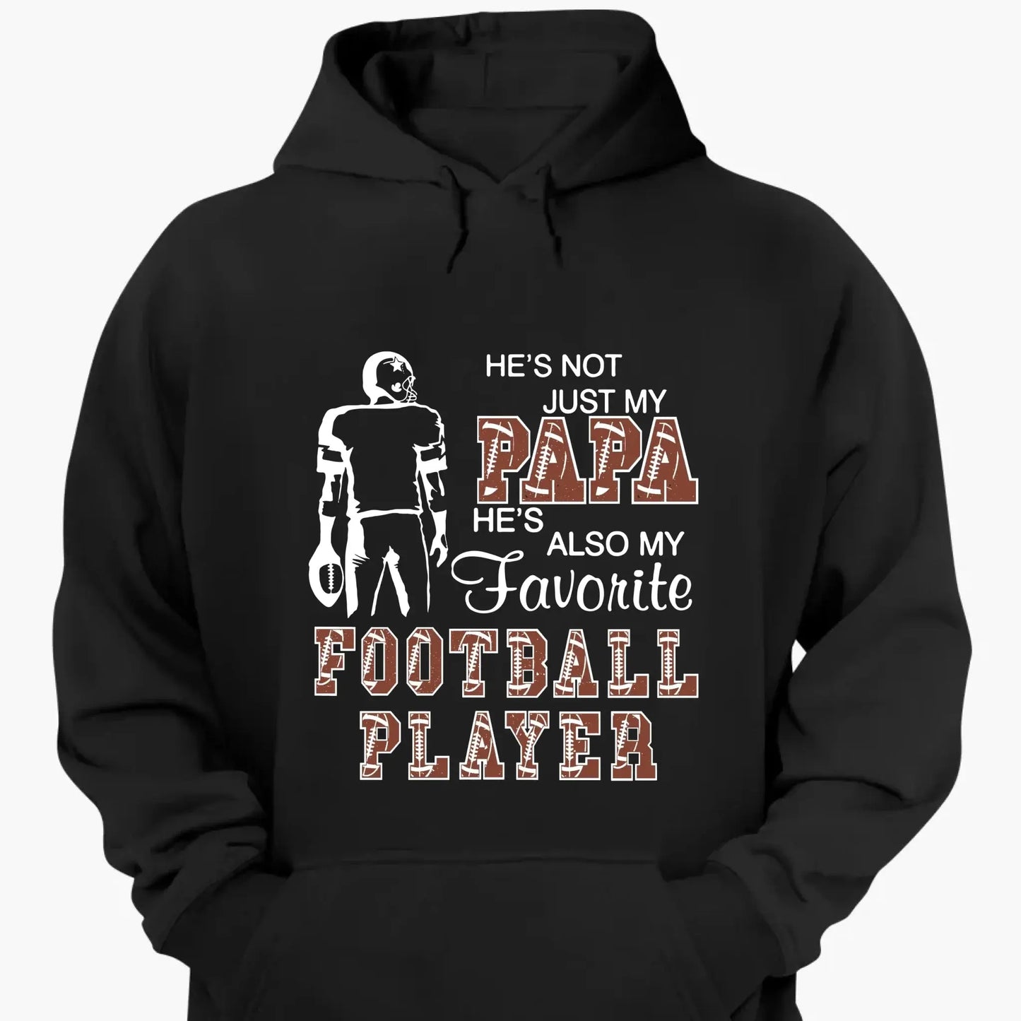 Proud of My Favorite Football Player – Personalized T-Shirt for Moms, Grandmas, Aunts, Sisters & More, Custom Family Gift for Football Fans Ezcustomize