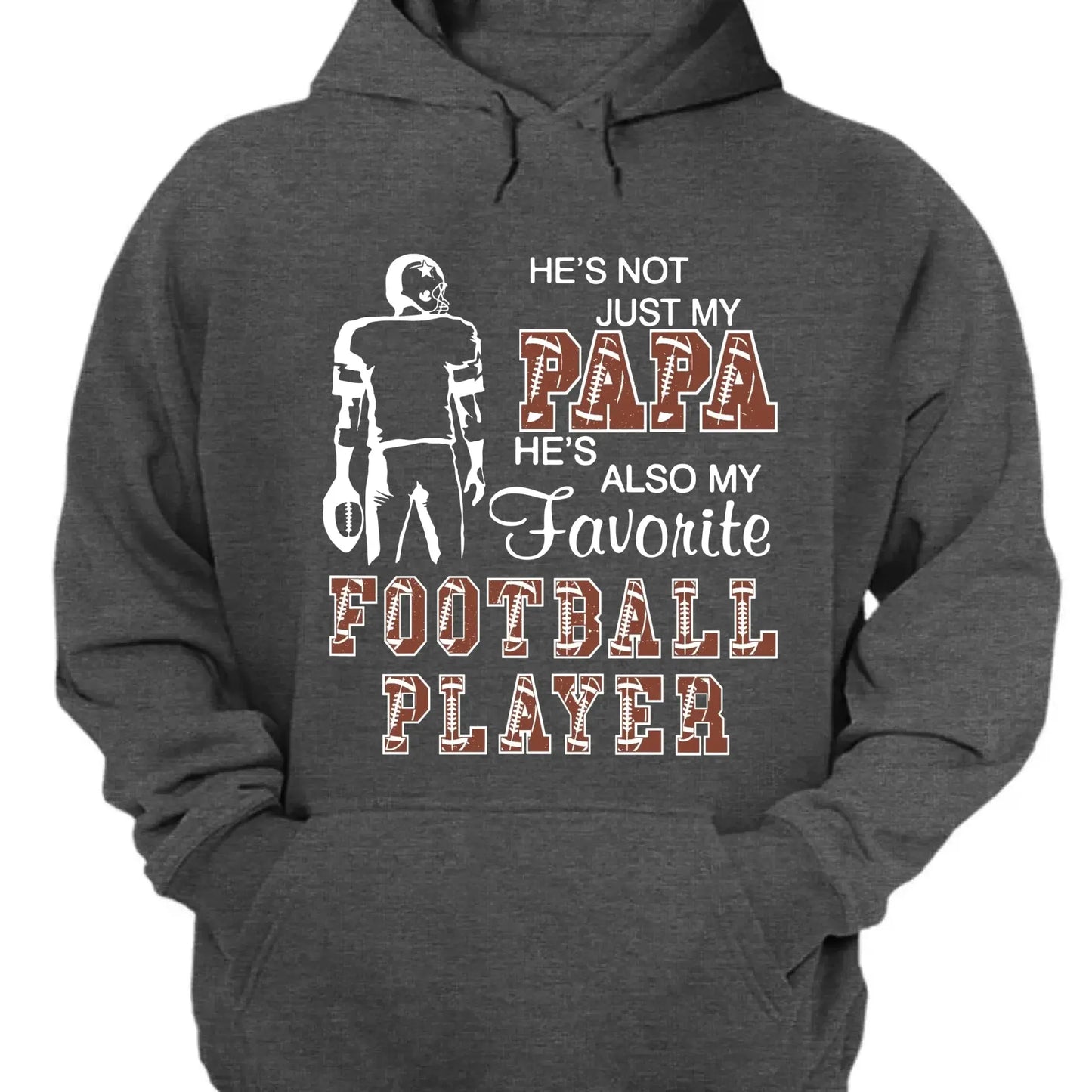 Proud of My Favorite Football Player – Personalized T-Shirt for Moms, Grandmas, Aunts, Sisters & More, Custom Family Gift for Football Fans Ezcustomize