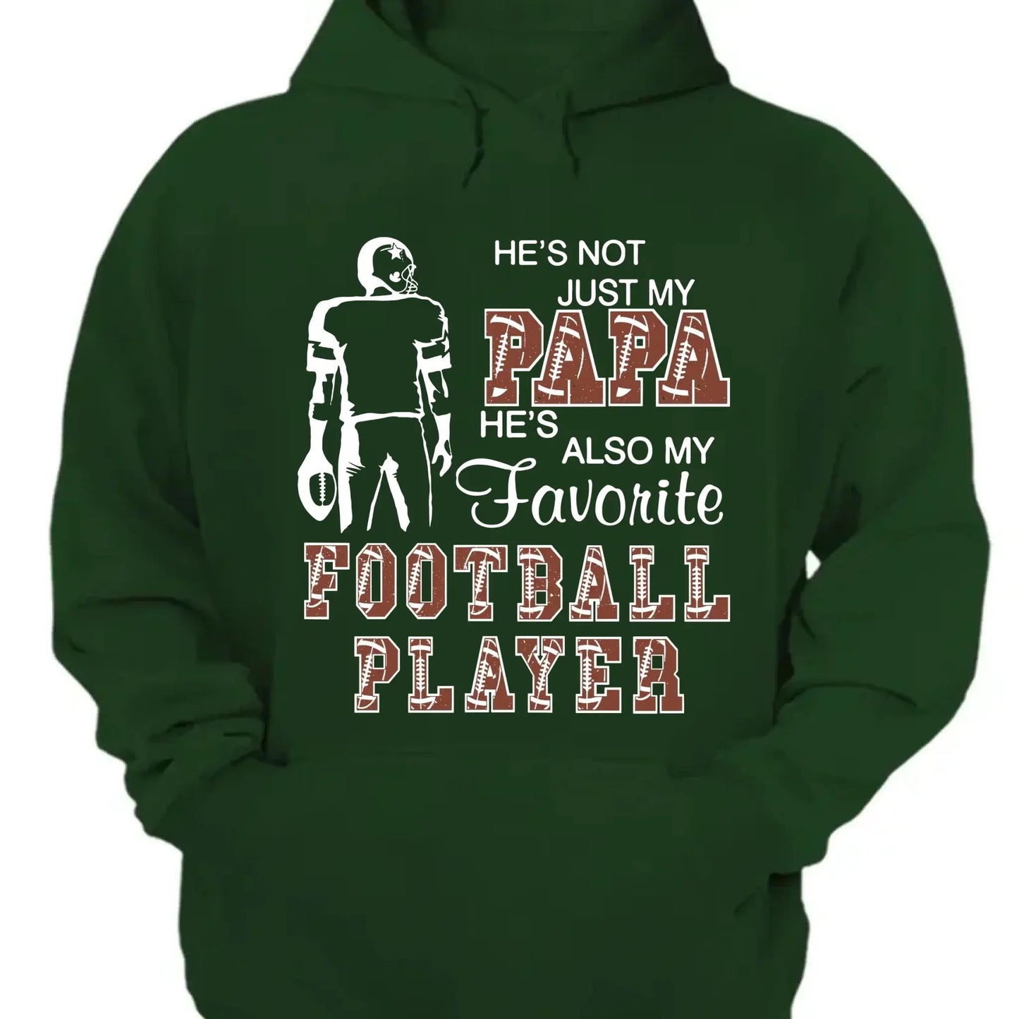 Proud of My Favorite Football Player – Personalized T-Shirt for Moms, Grandmas, Aunts, Sisters & More, Custom Family Gift for Football Fans Ezcustomize