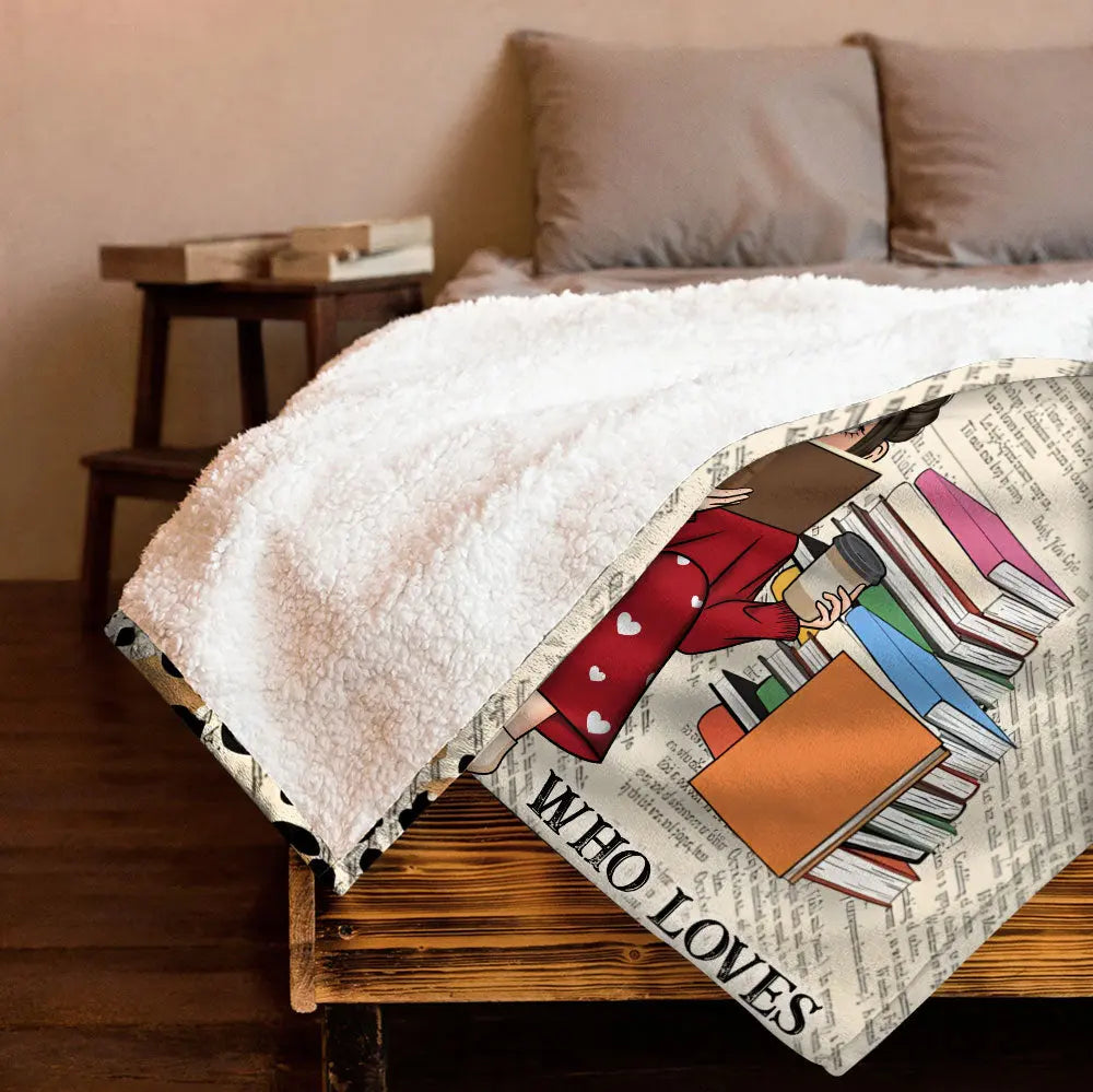 Reading Book Blanket - Personalized Blanket Ezcustomize