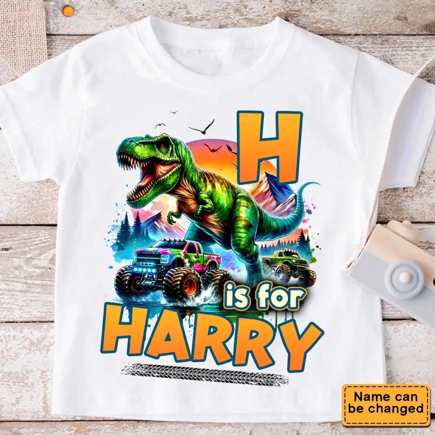 Ready To Crush Kindergarten – Personalized T-Shirt/Youth for Grandson – Fun Back to School Gift Ezcustomize