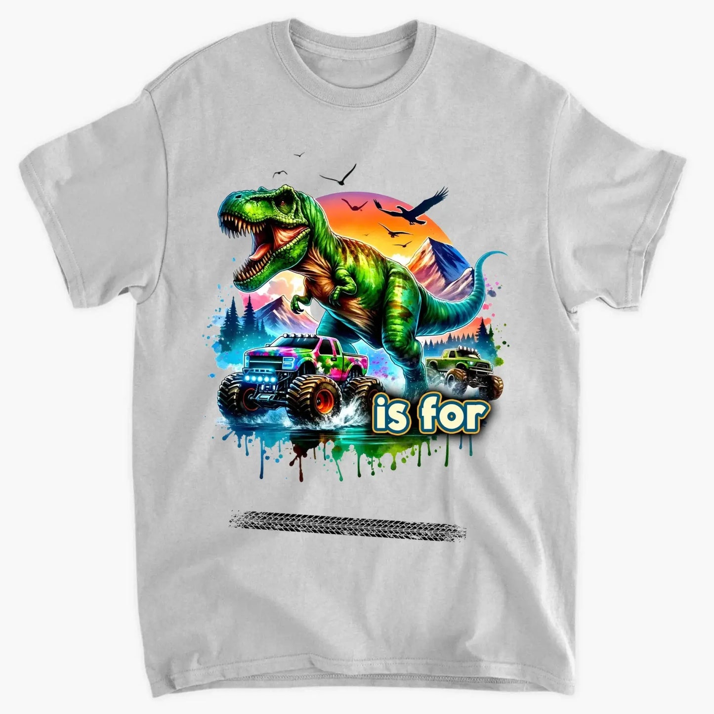 Ready To Crush Kindergarten – Personalized T-Shirt/Youth for Grandson – Fun Back to School Gift Ezcustomize