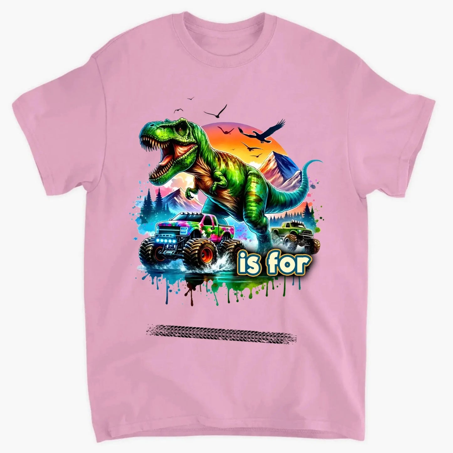 Ready To Crush Kindergarten – Personalized T-Shirt/Youth for Grandson – Fun Back to School Gift Ezcustomize