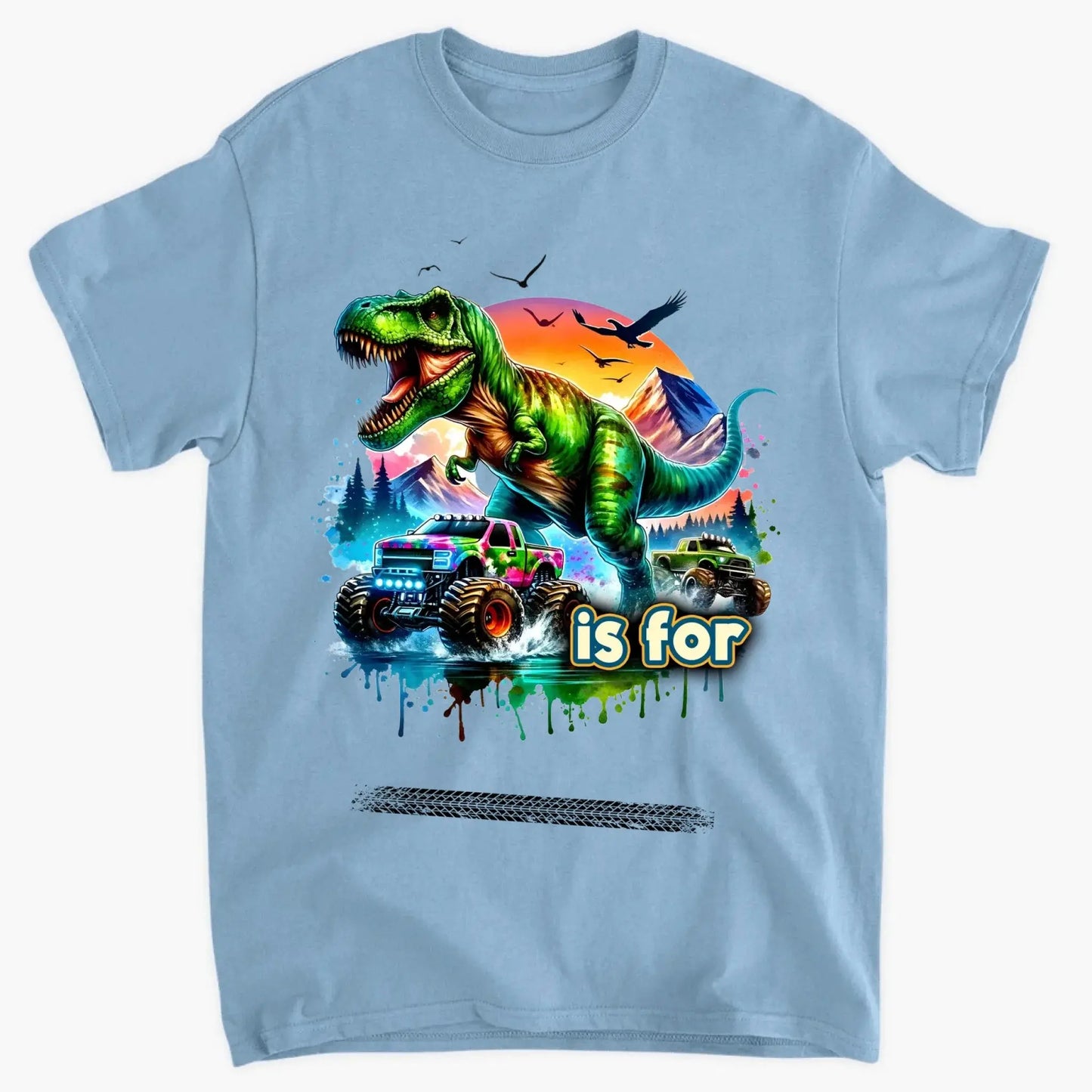 Ready To Crush Kindergarten – Personalized T-Shirt/Youth for Grandson – Fun Back to School Gift Ezcustomize