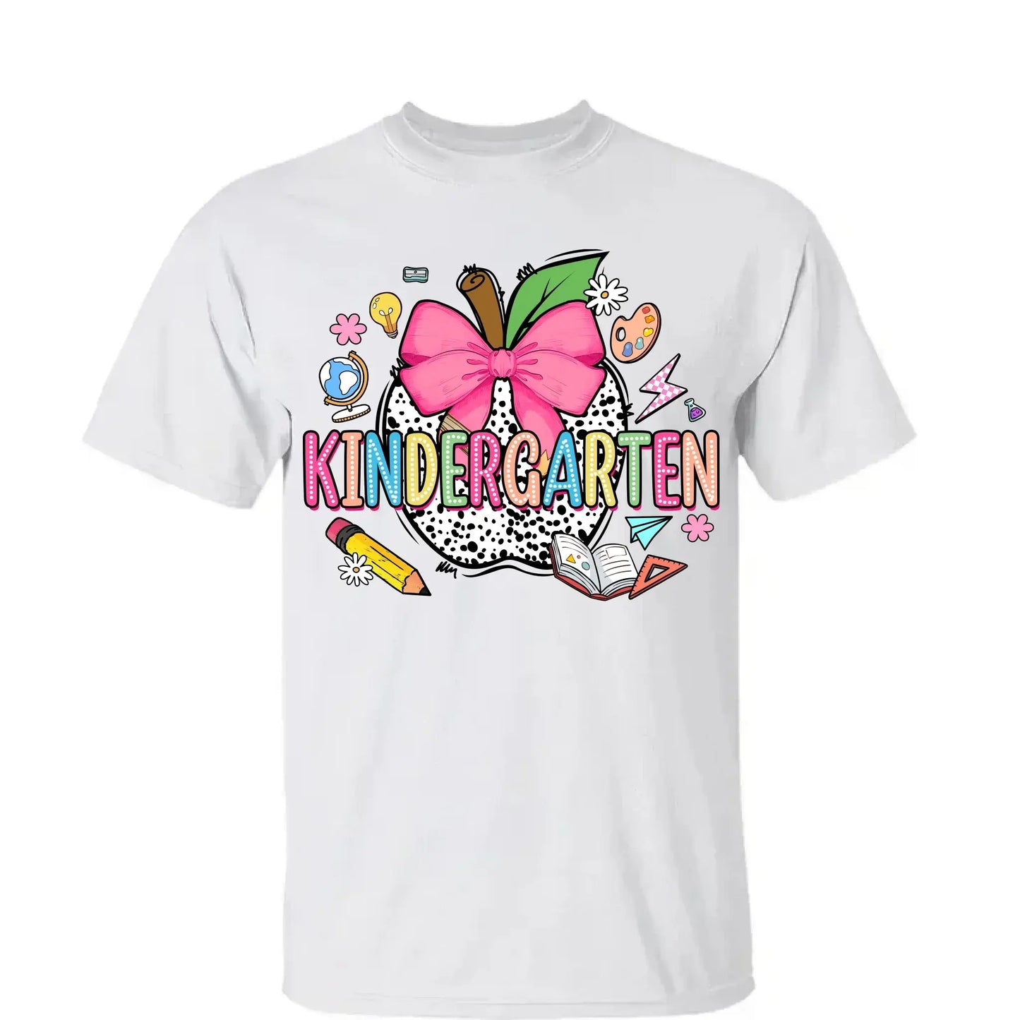 Retro Back To School Coquette Pencil – Personalized First Day Of School Shirt- Outfit for Pre-K, Kindergarten, 1st–4th Grade Ezcustomize