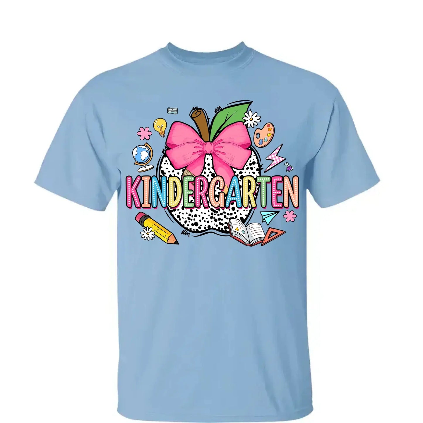 Retro Back To School Coquette Pencil – Personalized First Day Of School Shirt- Outfit for Pre-K, Kindergarten, 1st–4th Grade Ezcustomize