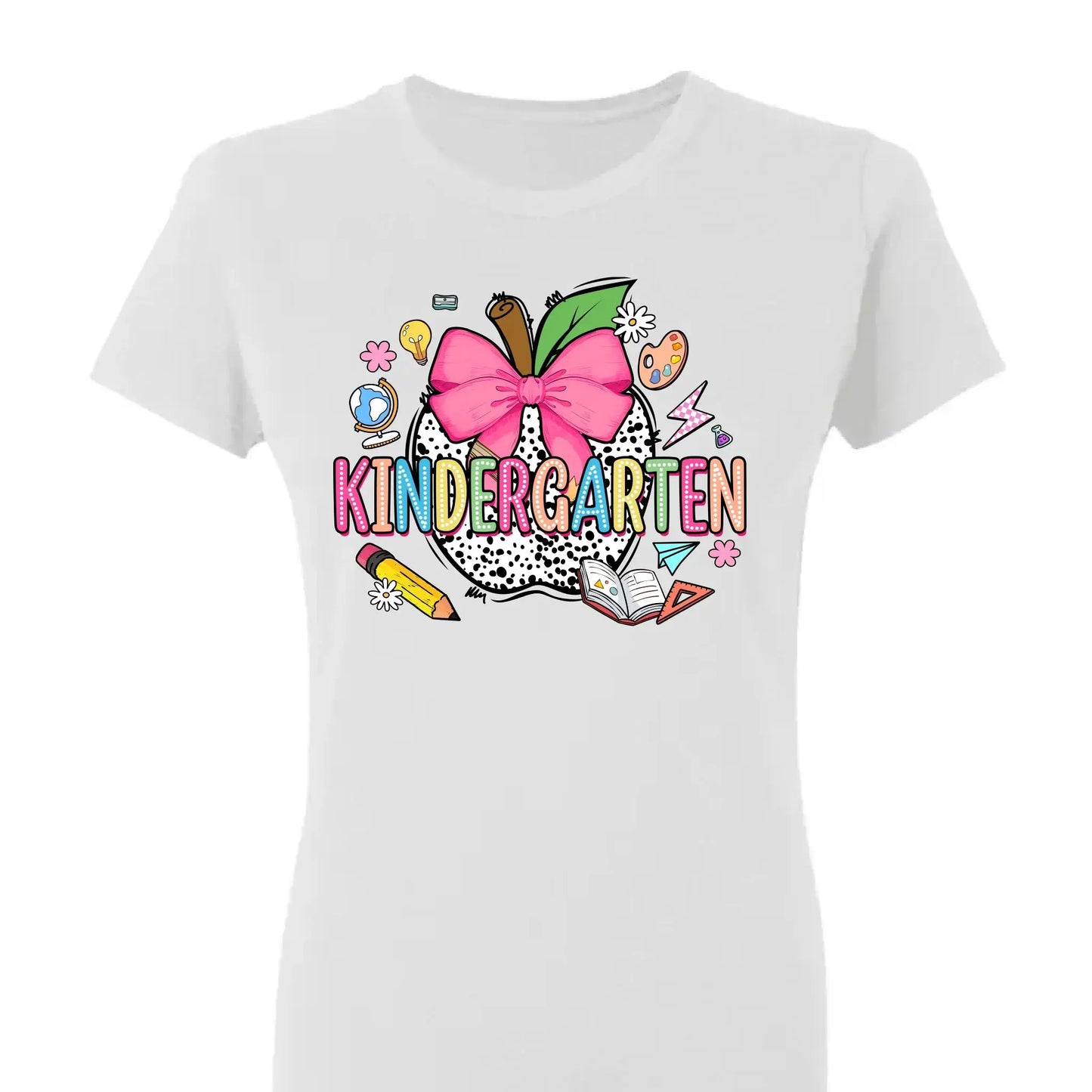 Retro Back To School Coquette Pencil – Personalized First Day Of School Shirt- Outfit for Pre-K, Kindergarten, 1st–4th Grade Ezcustomize
