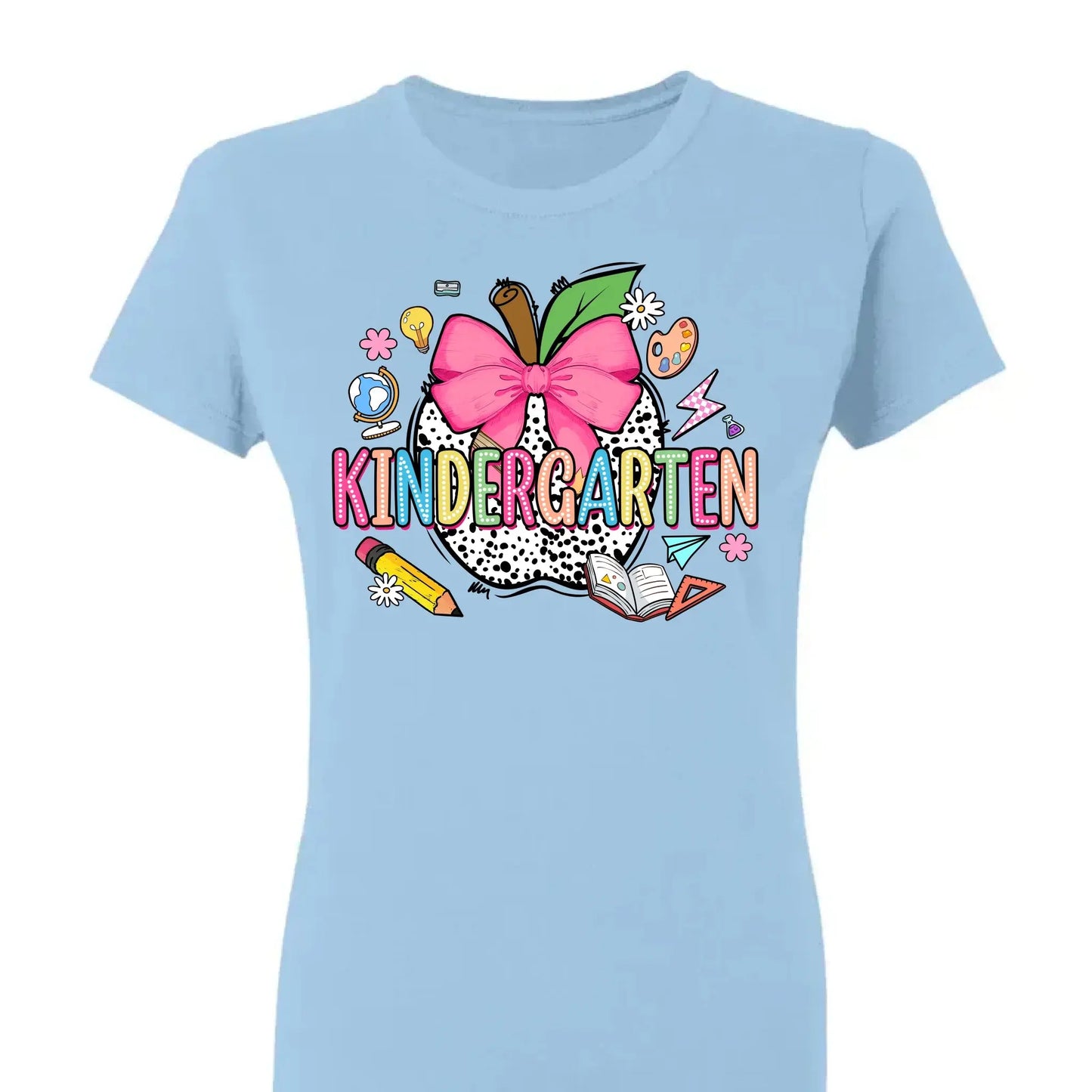 Retro Back To School Coquette Pencil – Personalized First Day Of School Shirt- Outfit for Pre-K, Kindergarten, 1st–4th Grade Ezcustomize