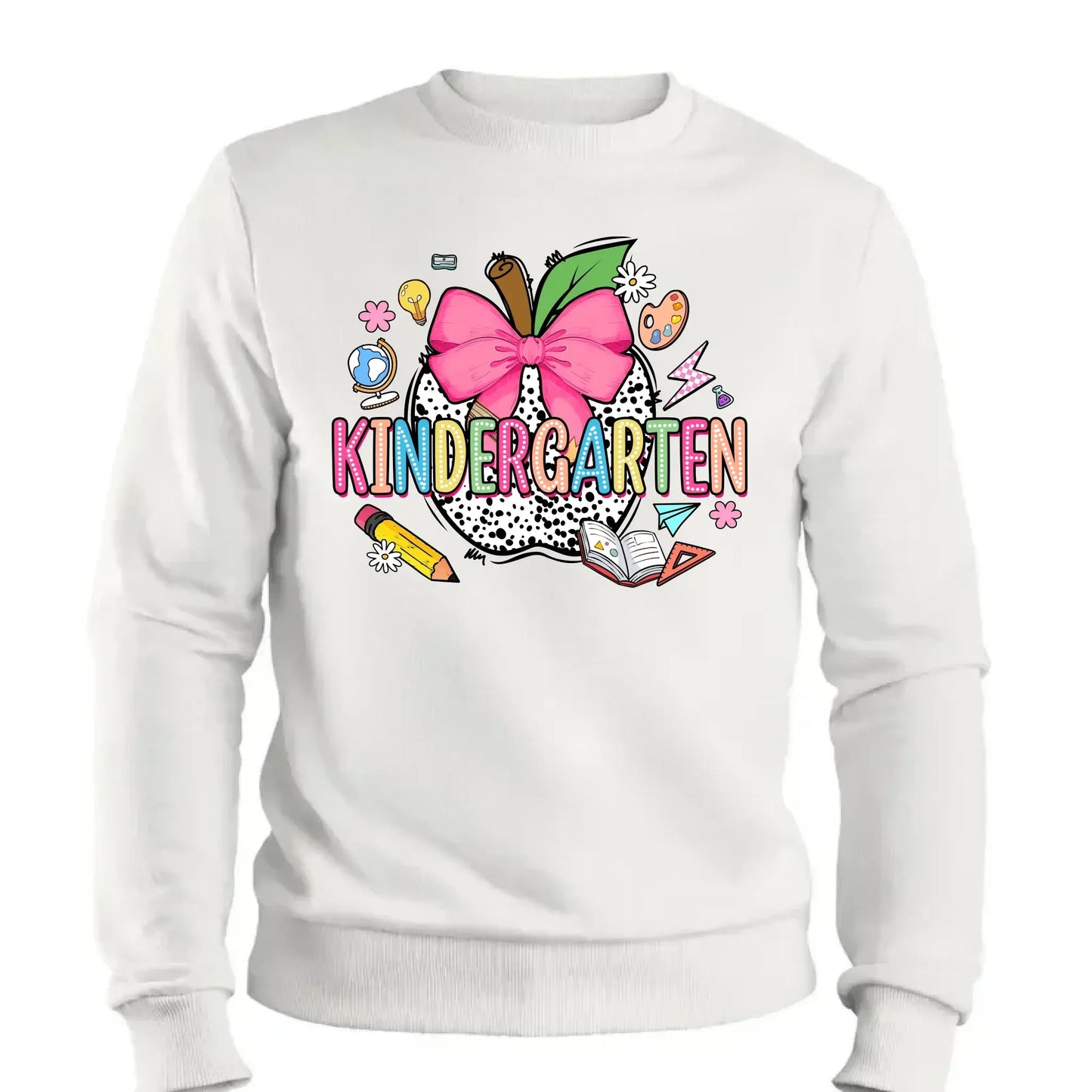 Retro Back To School Coquette Pencil – Personalized First Day Of School Shirt- Outfit for Pre-K, Kindergarten, 1st–4th Grade Ezcustomize