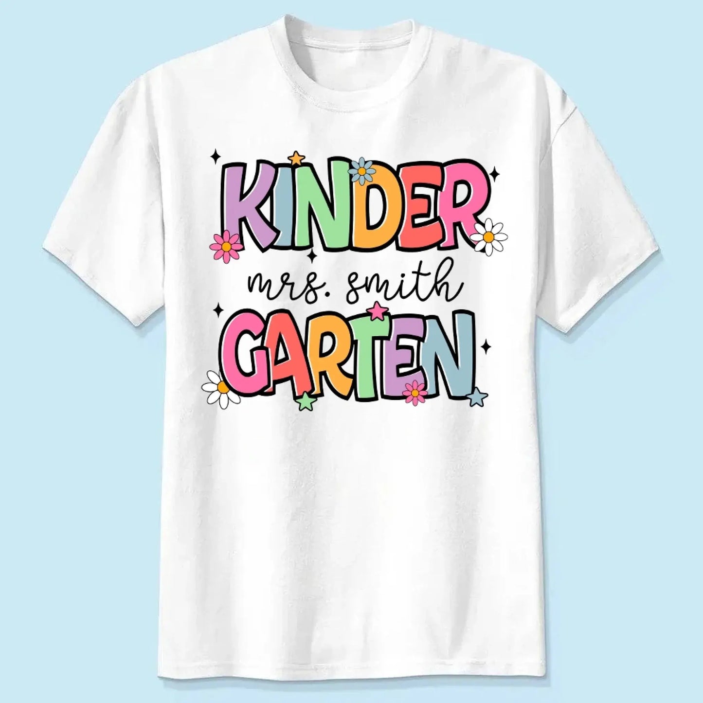 Retro Back to School Teacher Shirt Bundle – Custom Kindergarten/1st-5th Grade Designs – Personalized Team T-Shirt for Teachers Ezcustomize