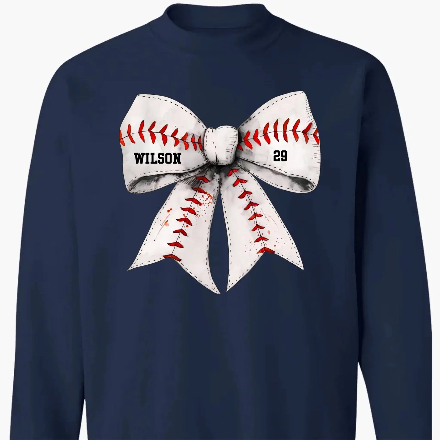 Retro Coquette Softball Bow - Personalized T-Shirt, Gift for Baseball/Softball Mom, Sport Mom Shirt Ezcustomize