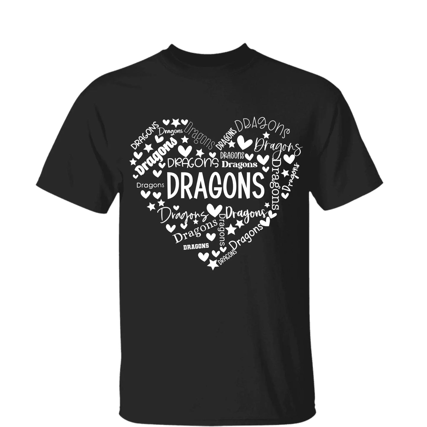 School Mascot Heart Design – Personalized Teacher T-Shirt – Thoughtful Custom Gift for Educators, Coaches & Staff Ezcustomize