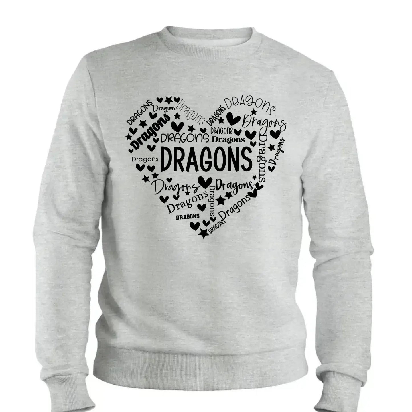 School Mascot Heart Design – Personalized Teacher T-Shirt – Thoughtful Custom Gift for Educators, Coaches & Staff Ezcustomize