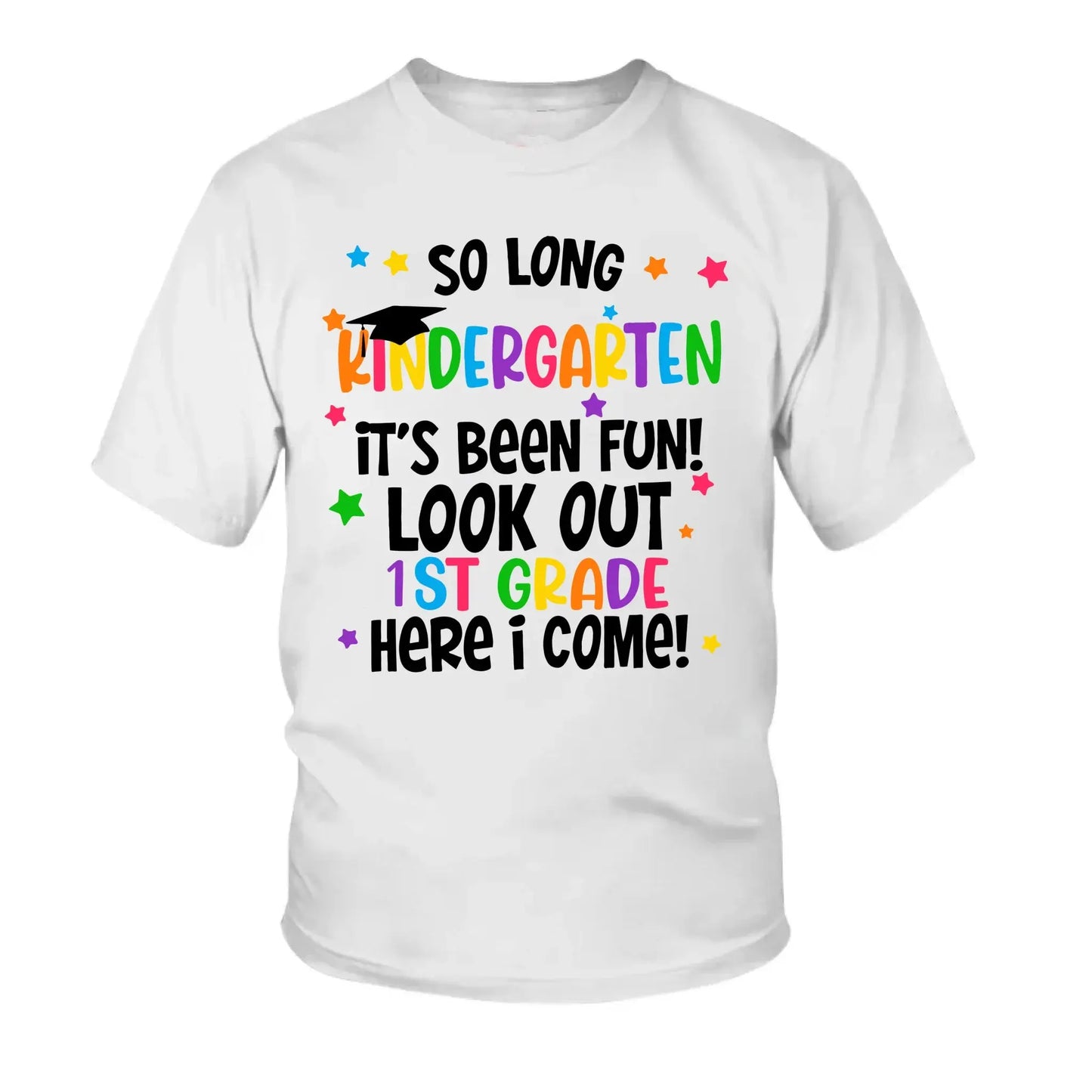 So Long Pre-K It’s Been Fun Shirt – Personalized Pre-K Graduation Gift for Kids – Custom 2025 Preschool T-Shirt Ezcustomize