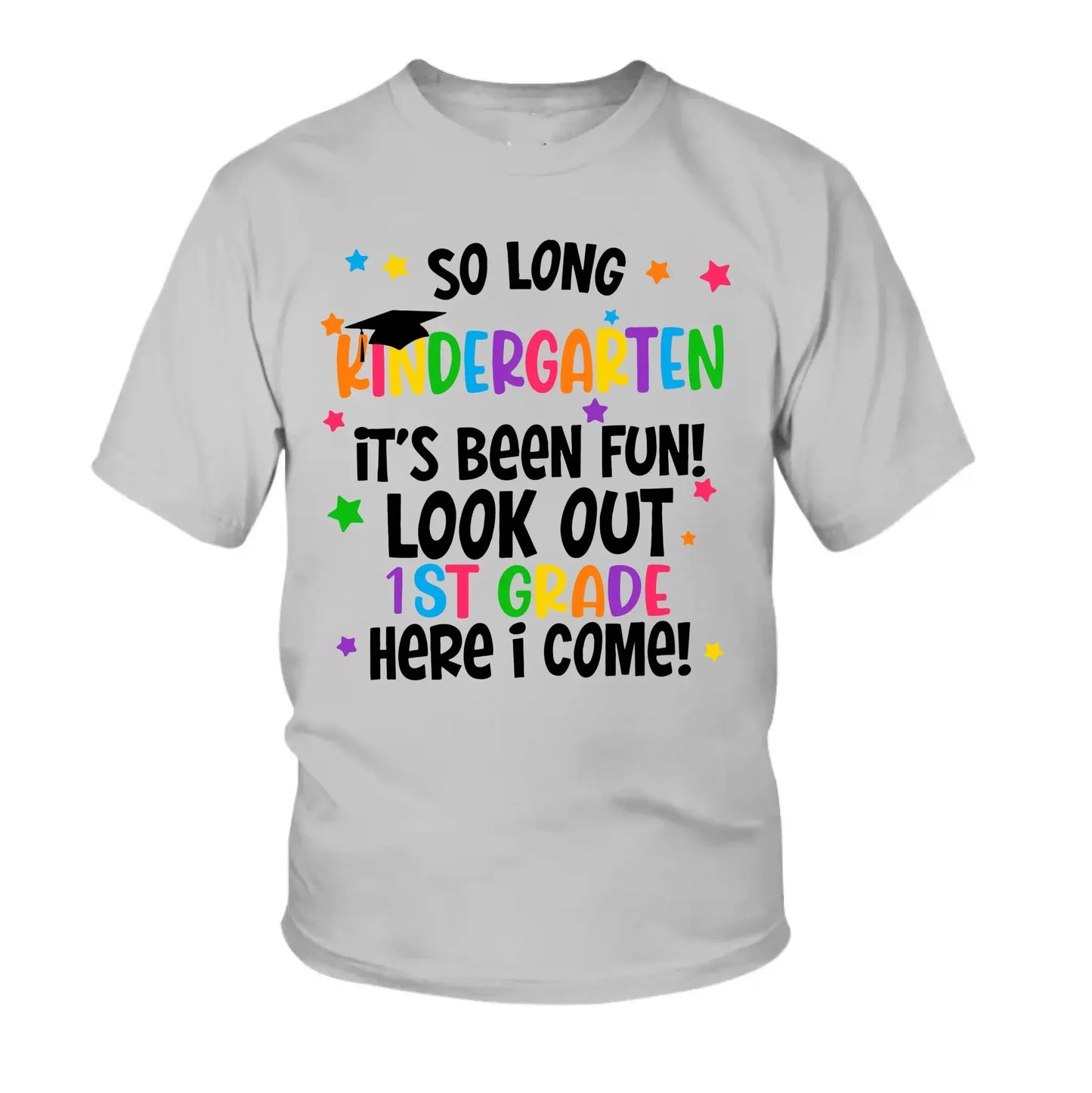 So Long Pre-K It’s Been Fun Shirt – Personalized Pre-K Graduation Gift for Kids – Custom 2025 Preschool T-Shirt Ezcustomize
