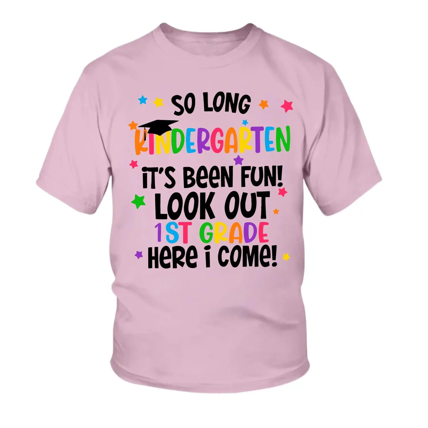 So Long Pre-K It’s Been Fun Shirt – Personalized Pre-K Graduation Gift for Kids – Custom 2025 Preschool T-Shirt Ezcustomize
