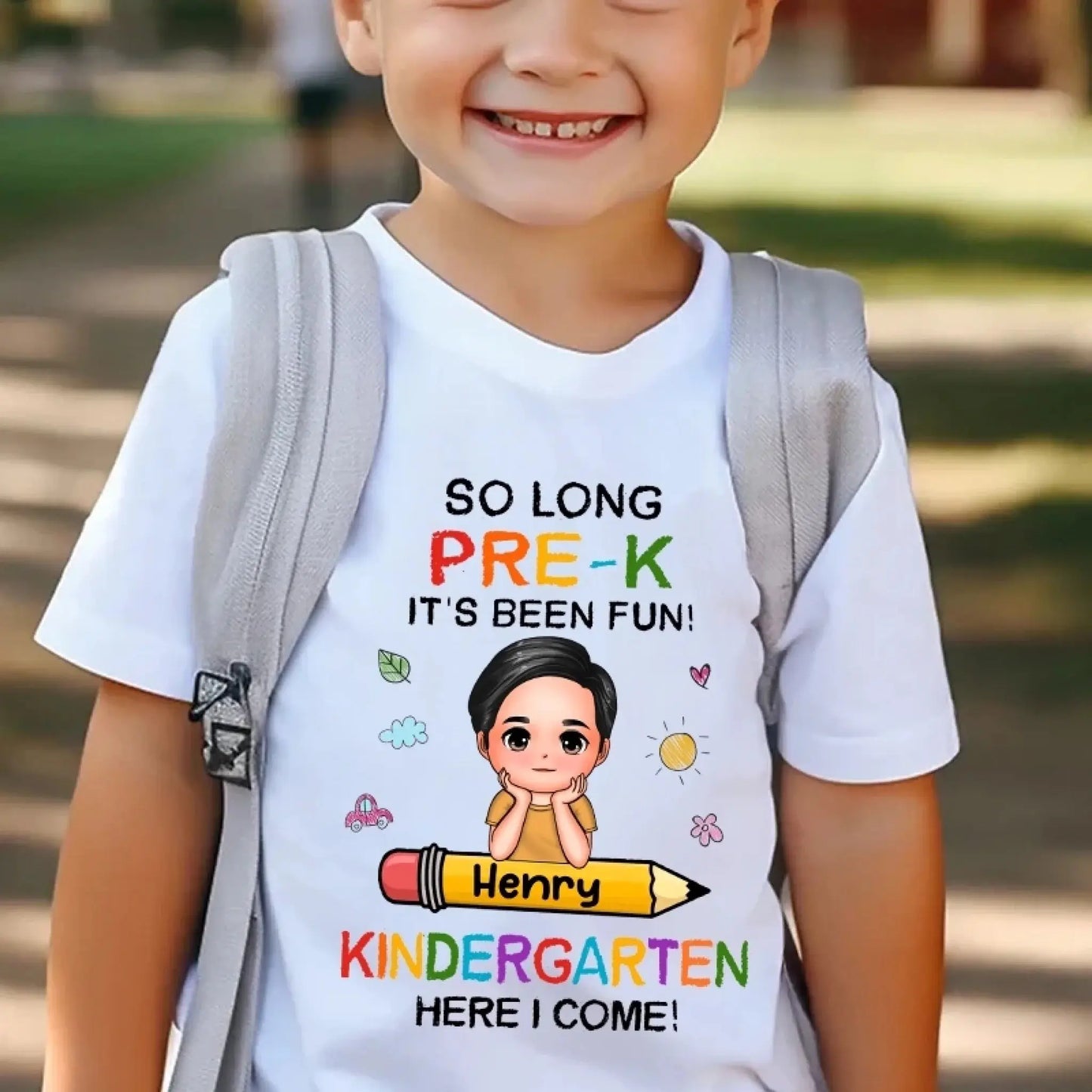 So Long Pre-K It’s Been Fun – Personalized Graduation Shirt 2025 for Pre-K, Kindergarten & Primary School Kids Ezcustomize
