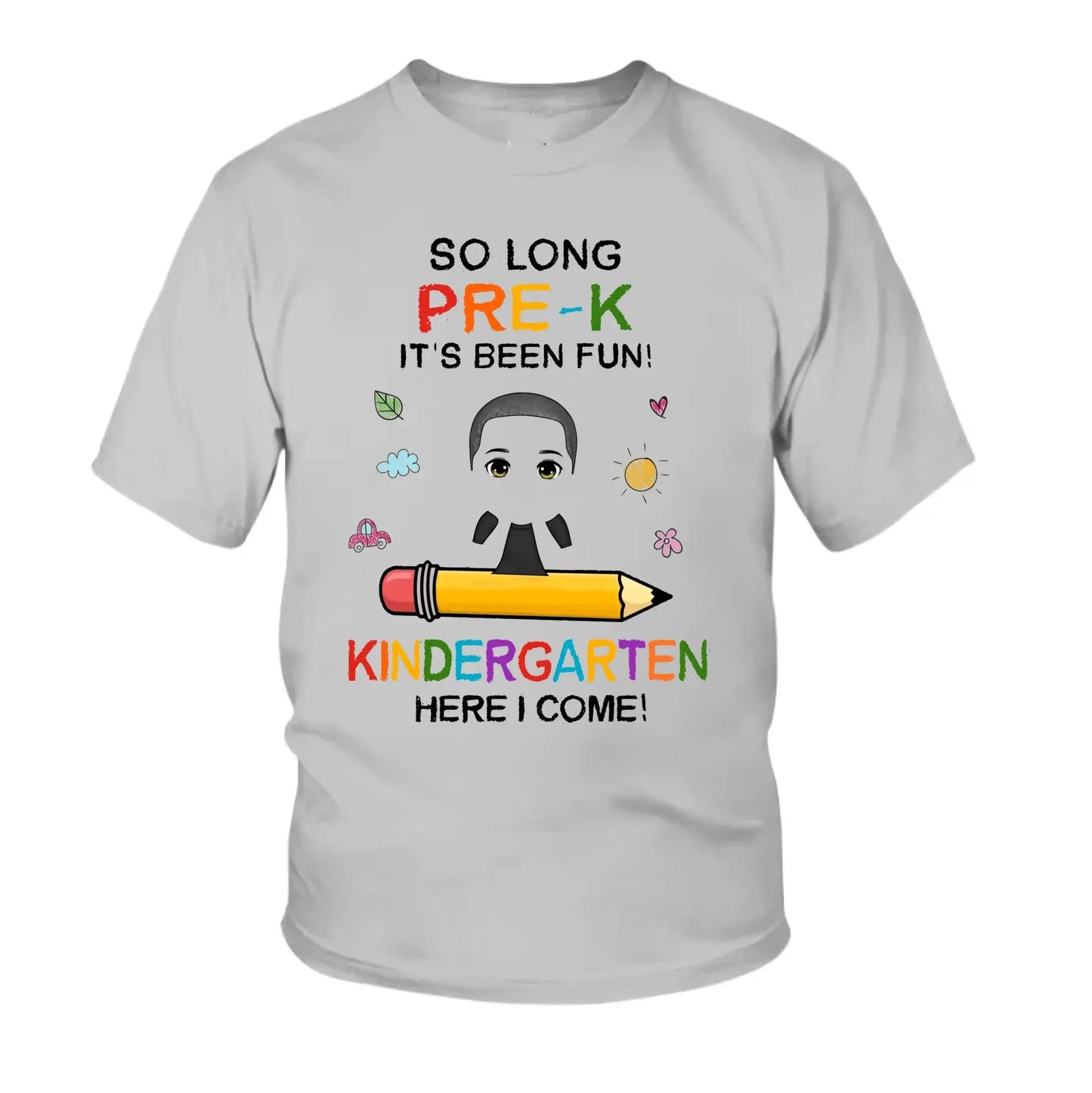 So Long Pre-K It’s Been Fun – Personalized Graduation Shirt 2025 for Pre-K, Kindergarten & Primary School Kids Ezcustomize