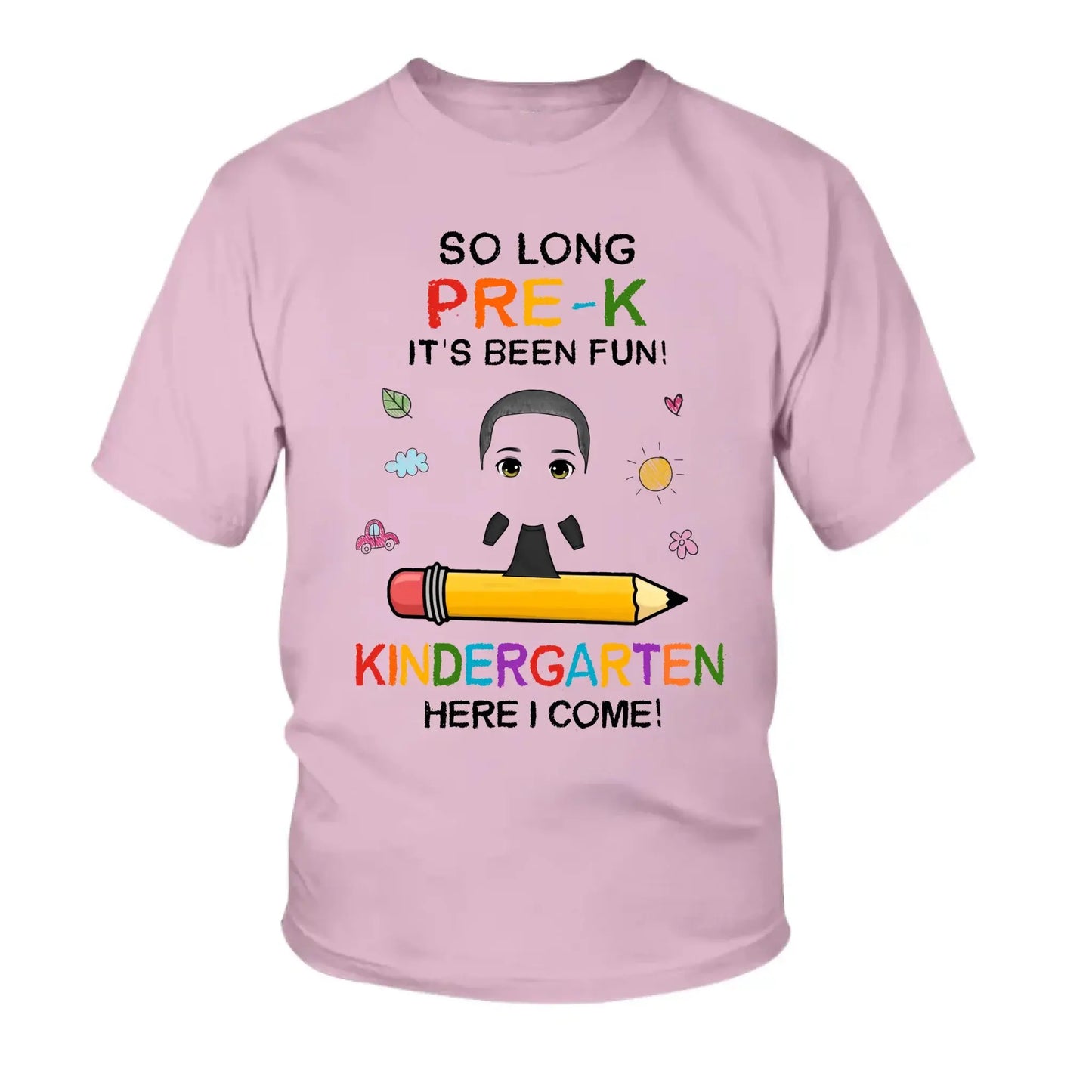 So Long Pre-K It’s Been Fun – Personalized Graduation Shirt 2025 for Pre-K, Kindergarten & Primary School Kids Ezcustomize