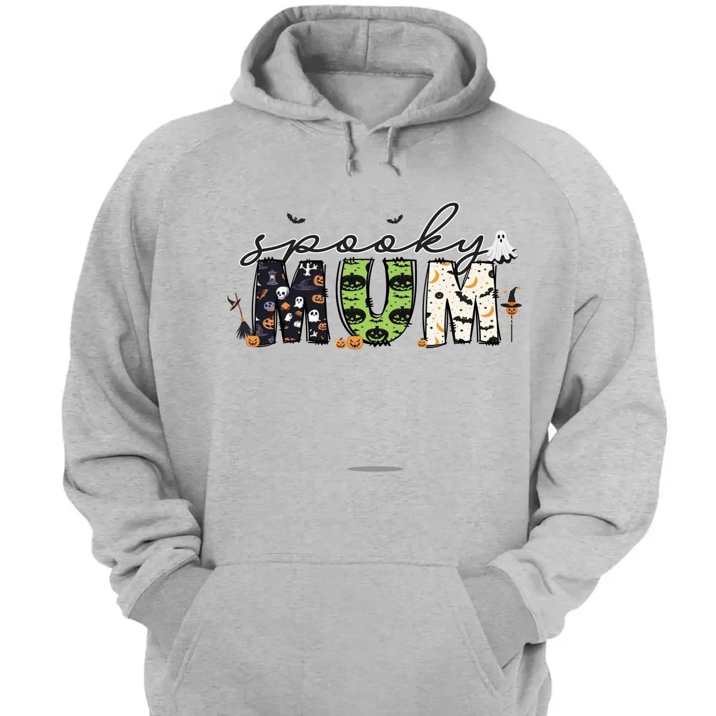 Spooky Grandma Belongs To These Kids - Family Personalized Custom Unisex T-shirt, Hoodie, Sweatshirt - Halloween Gift For Mom, Grandma Ezcustomize