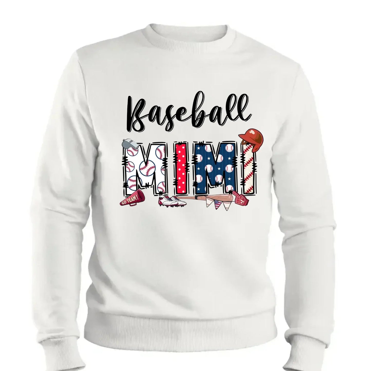 Sports Grandma Shirt – Personalized Baseball T-Shirt with Kid’s Name – Custom Gift for Grandma or Mom Who Loves the Game Ezcustomize