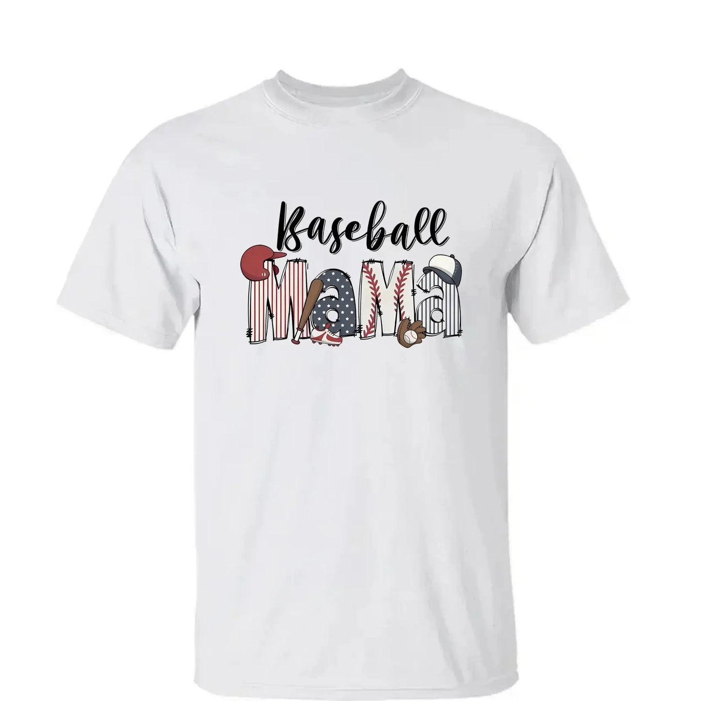 Sports Mom & Grandma Shirt – Personalized Softball T-Shirt – Custom Gift for Mom, Nana, or Grandma from Kid with Name Ezcustomize