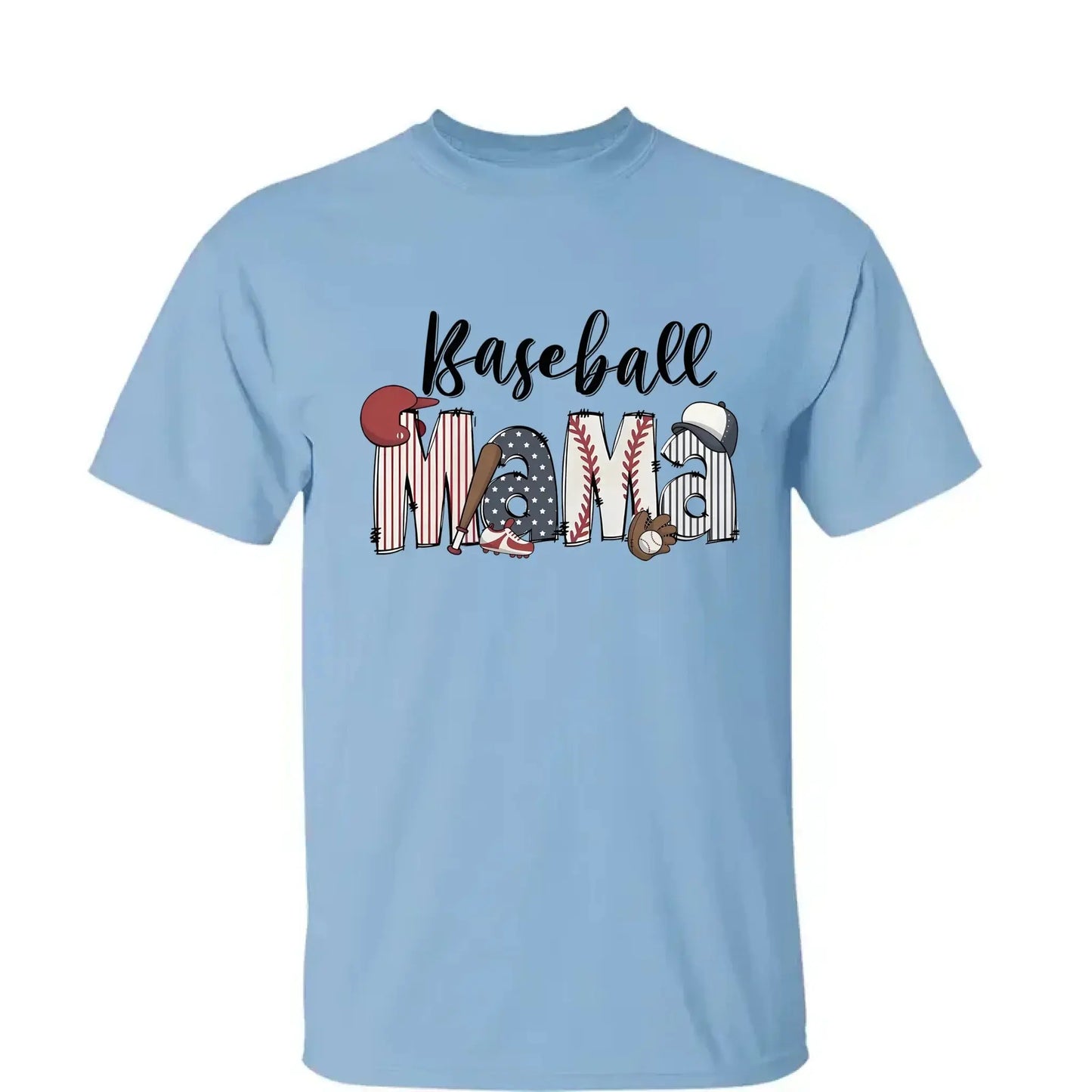 Sports Mom & Grandma Shirt – Personalized Softball T-Shirt – Custom Gift for Mom, Nana, or Grandma from Kid with Name Ezcustomize