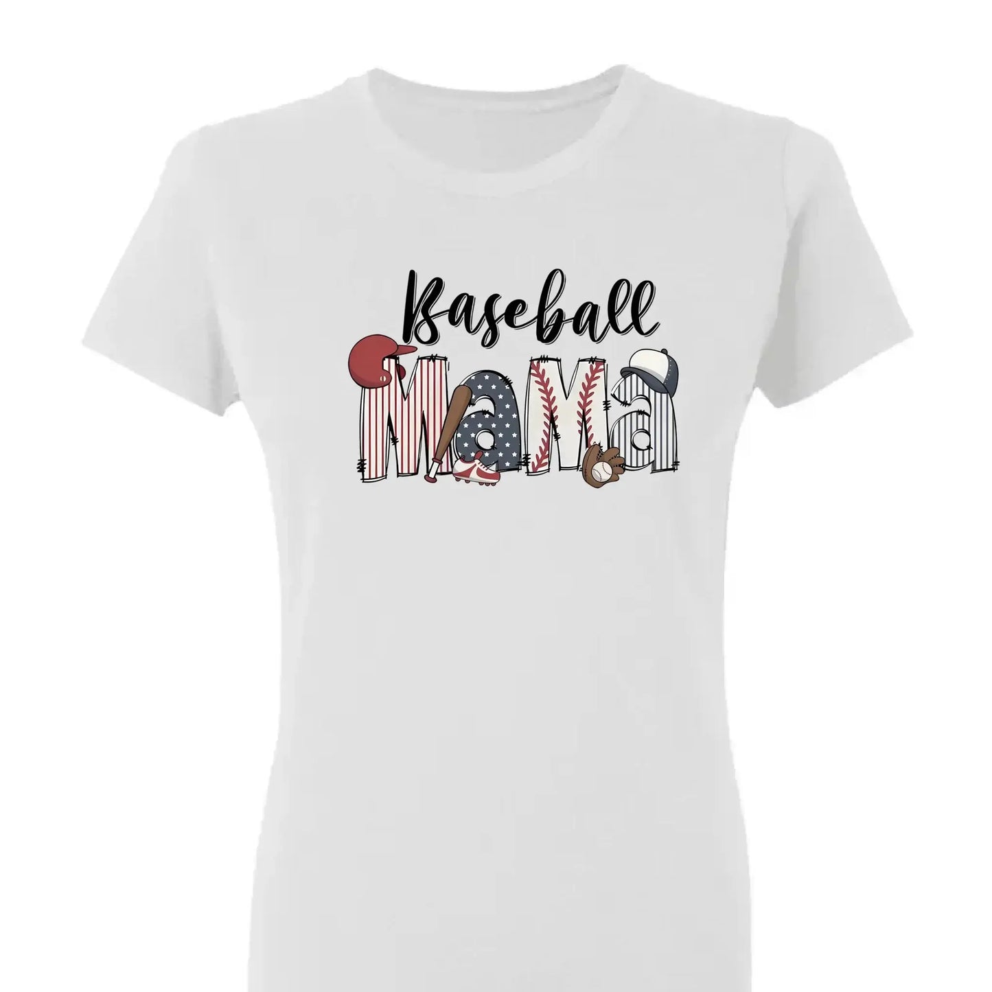Sports Mom & Grandma Shirt – Personalized Softball T-Shirt – Custom Gift for Mom, Nana, or Grandma from Kid with Name Ezcustomize
