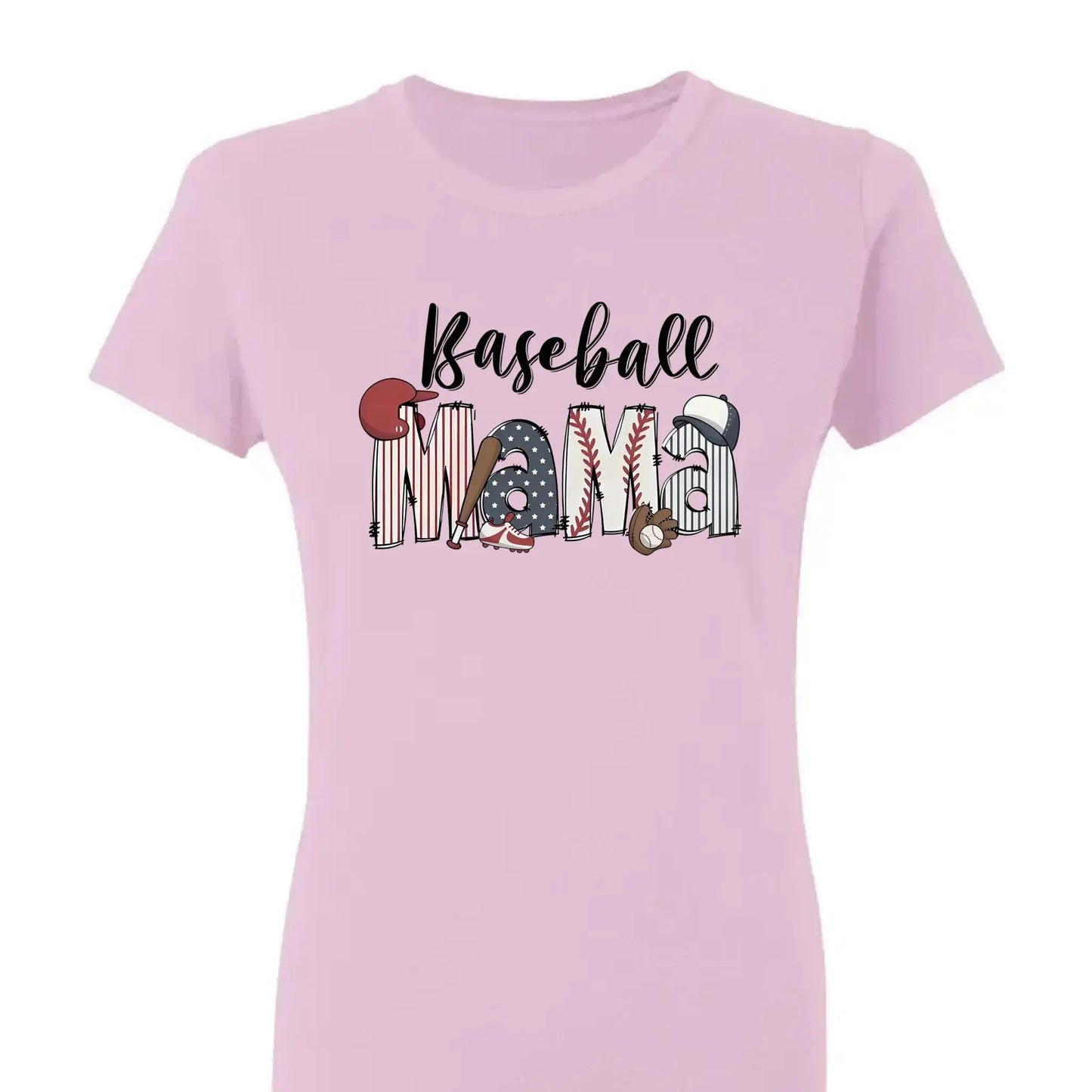 Sports Mom & Grandma Shirt – Personalized Softball T-Shirt – Custom Gift for Mom, Nana, or Grandma from Kid with Name Ezcustomize
