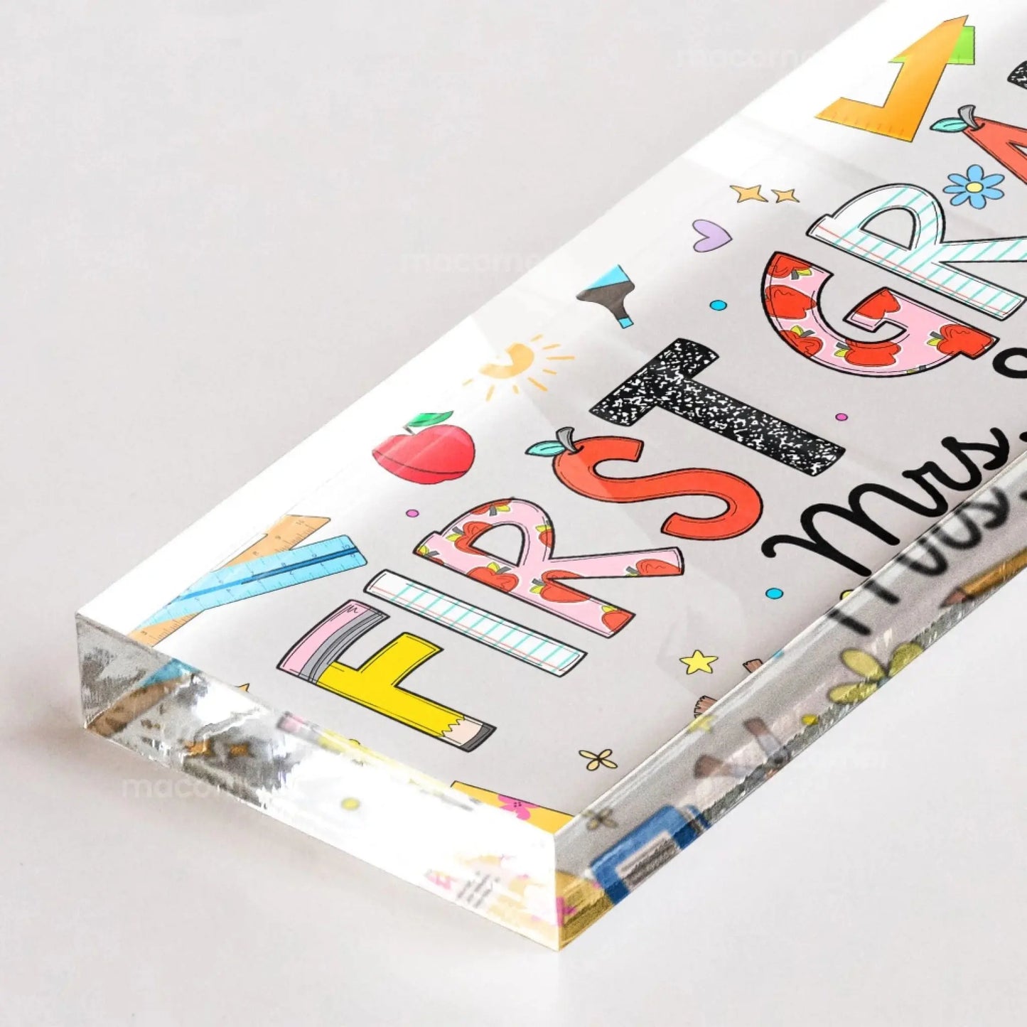 Teaching Custom Grade Teacher Appreciation Back To School - Personalized Name Plate Ezcustomize