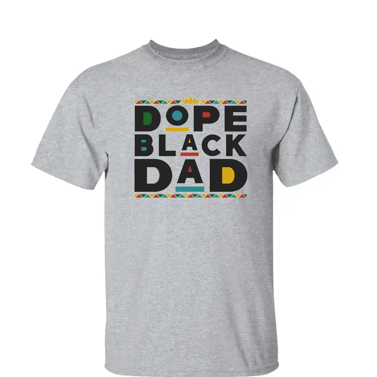 The Dope Black Dad & His Kids - Custom Unisex T-shirt, Hoodie, Sweatshirt - Father's Day, Birthday Gift For Dad/Grandpa Ezcustomize