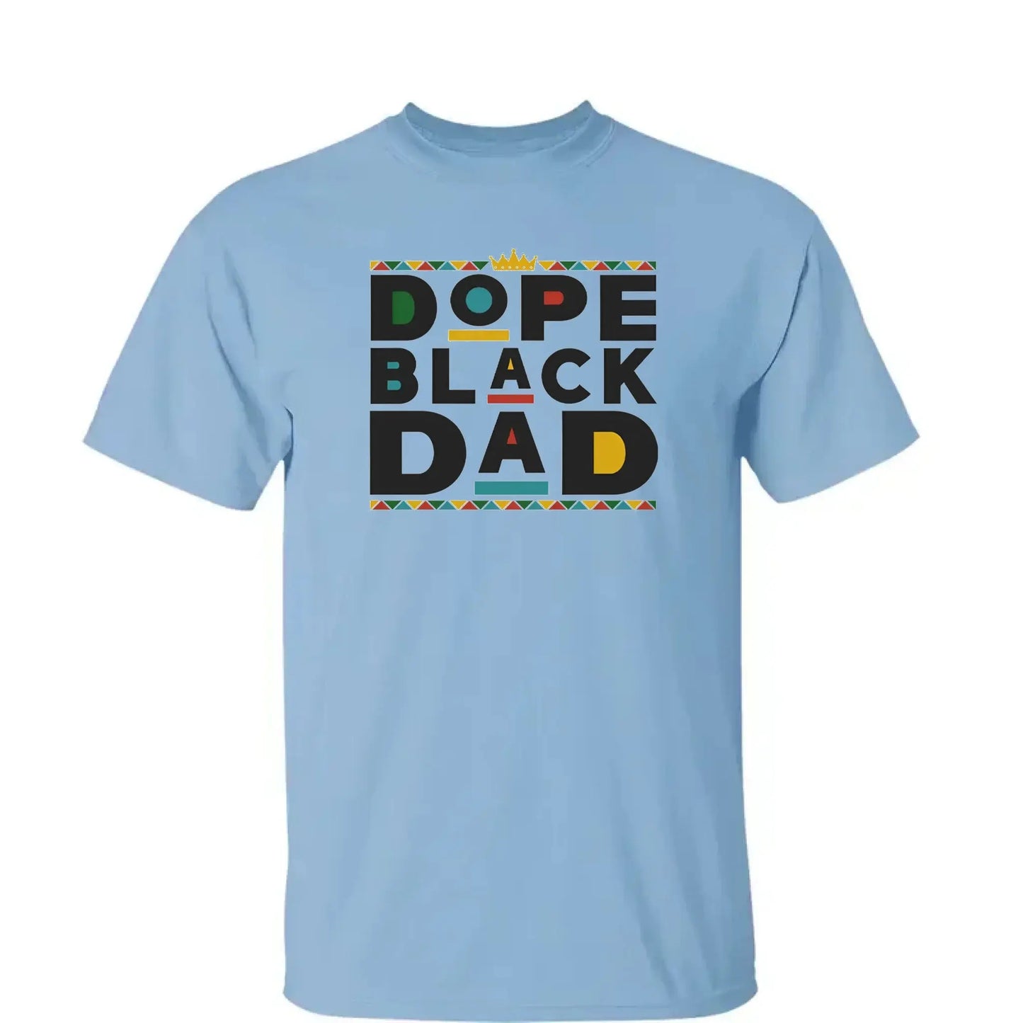 The Dope Black Dad & His Kids - Custom Unisex T-shirt, Hoodie, Sweatshirt - Father's Day, Birthday Gift For Dad/Grandpa Ezcustomize