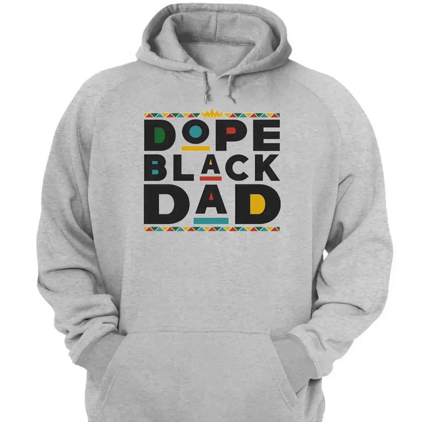 The Dope Black Dad & His Kids - Custom Unisex T-shirt, Hoodie, Sweatshirt - Father's Day, Birthday Gift For Dad/Grandpa Ezcustomize