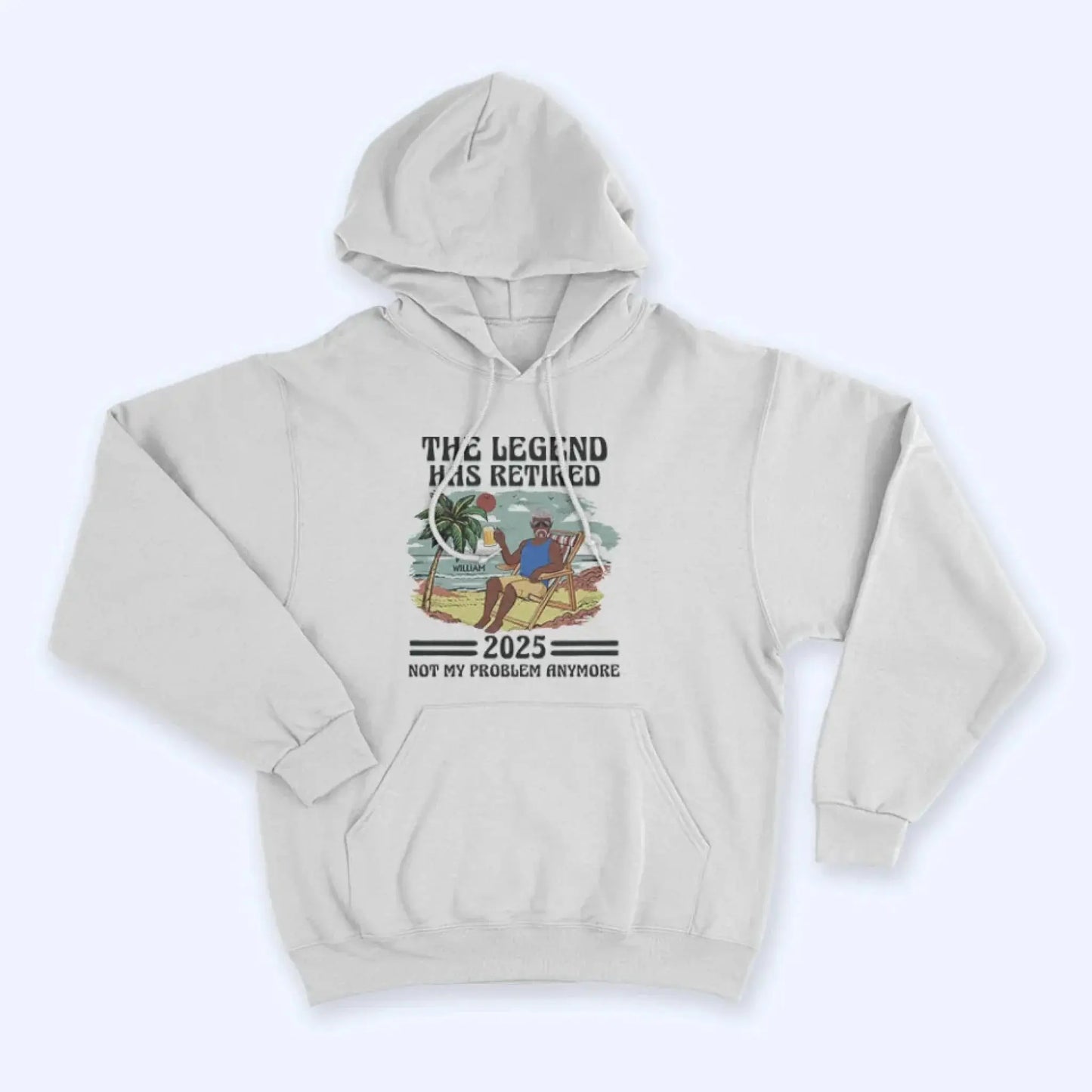 The Legend Has Retired - Personalized Retirement T-Shirt for Beach Lovers, Dad, Mom, Grandpa, Grandma - Custom Retirement Gift Ezcustomize