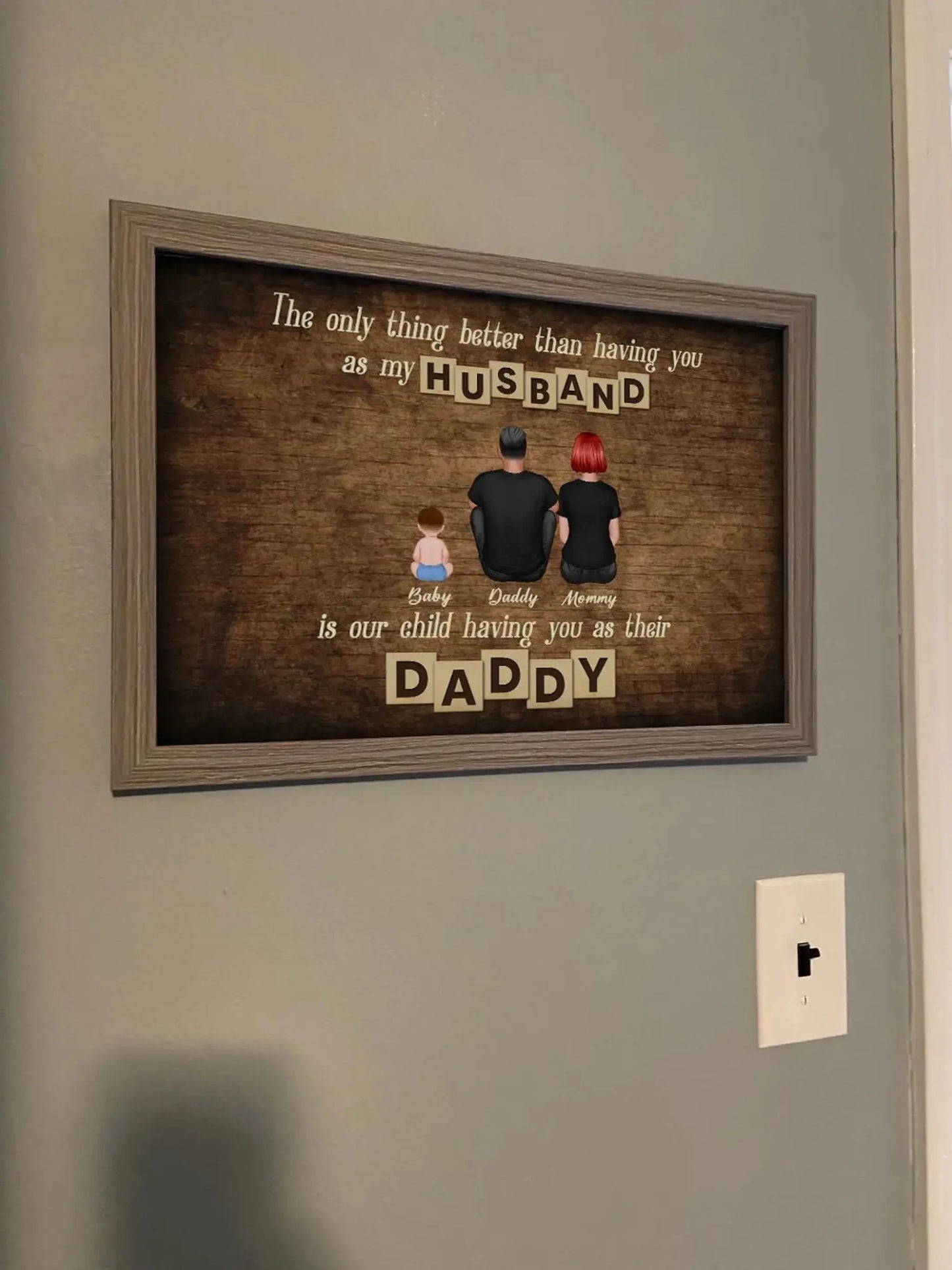 The Only Thing Better Than Having You as My Husband Poster – Personalized Family Wall Art, Gift for Dad from Wife & Kids Ezcustomize