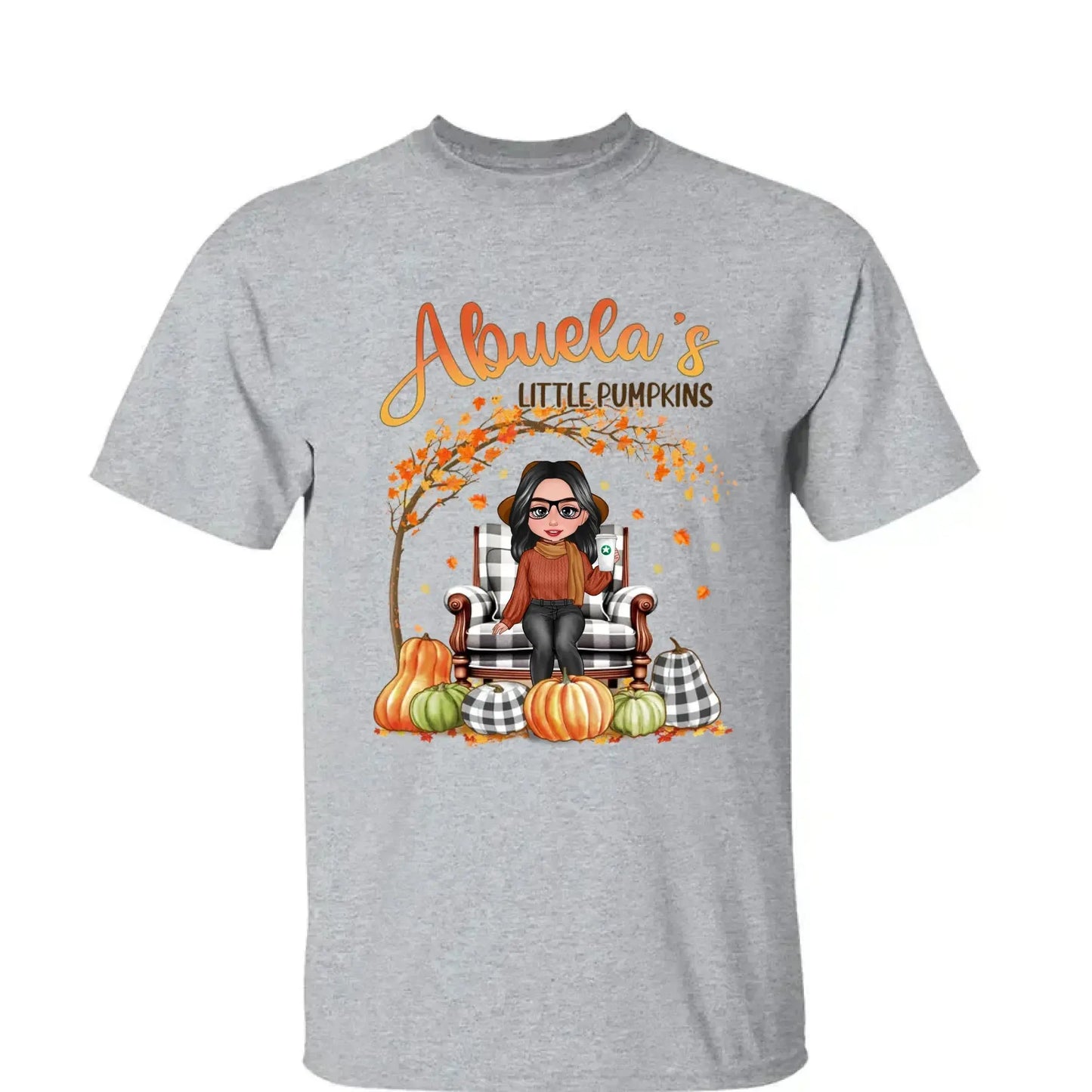 The Perfect Grandma - Family Personalized Custom Unisex T-shirt, Hoodie, Sweatshirt - Autumn Fall Gift For Grandma Ezcustomize