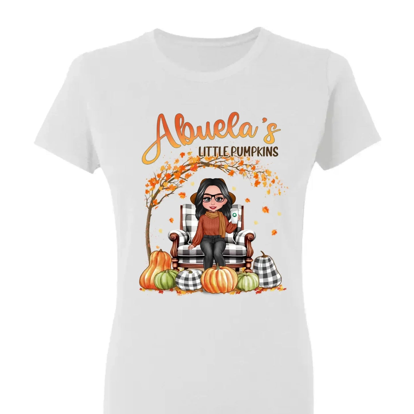 The Perfect Grandma - Family Personalized Custom Unisex T-shirt, Hoodie, Sweatshirt - Autumn Fall Gift For Grandma Ezcustomize