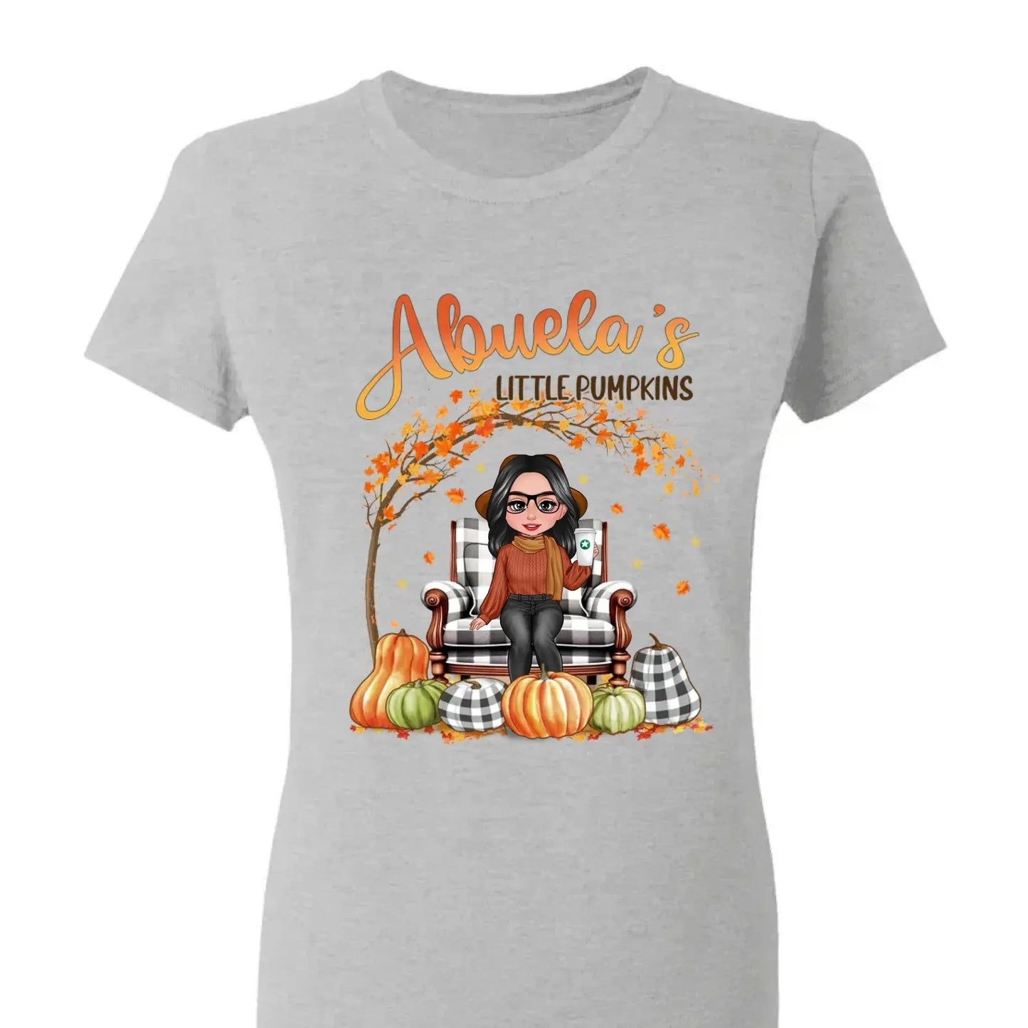 The Perfect Grandma - Family Personalized Custom Unisex T-shirt, Hoodie, Sweatshirt - Autumn Fall Gift For Grandma Ezcustomize