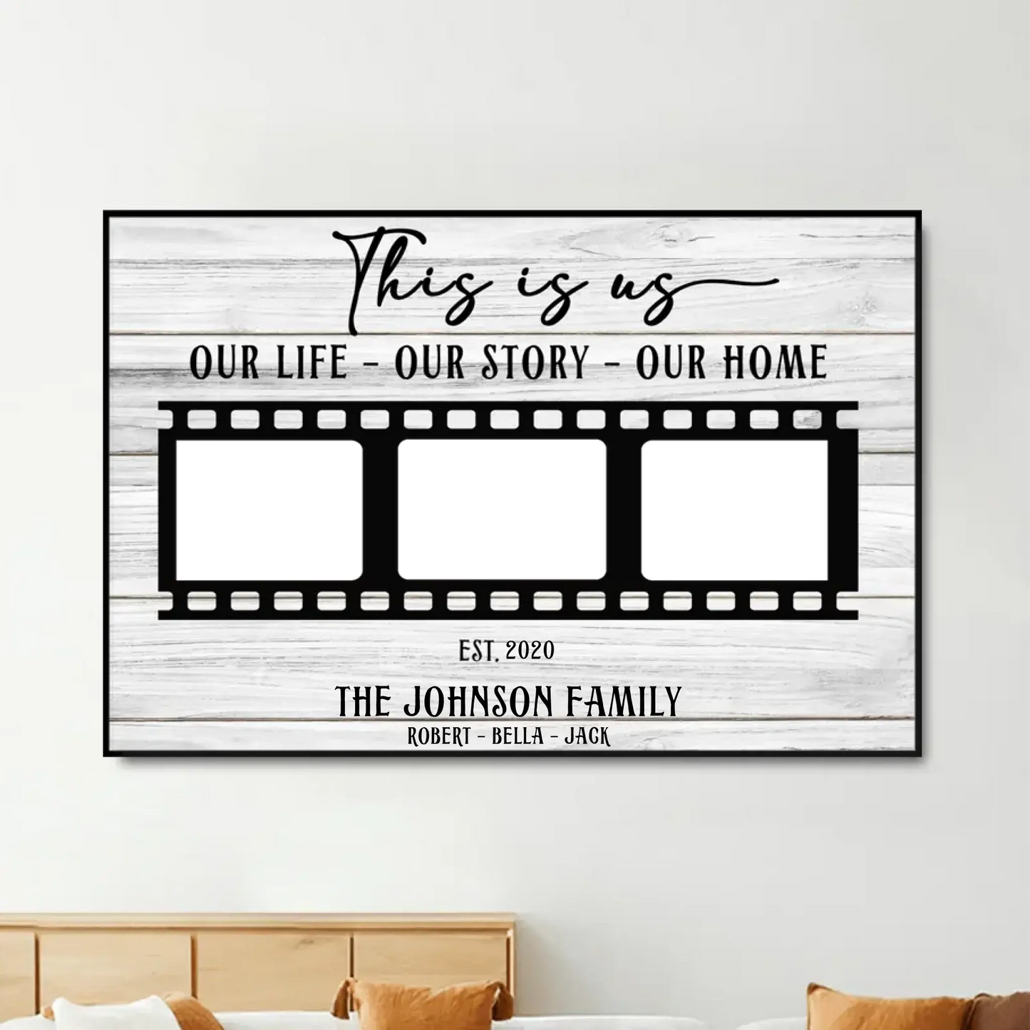 This Is Us Custom Photo Collage – Personalized Poster/Canvas – Unique Gift for Family, Home Decor & Loved Ones Ezcustomize