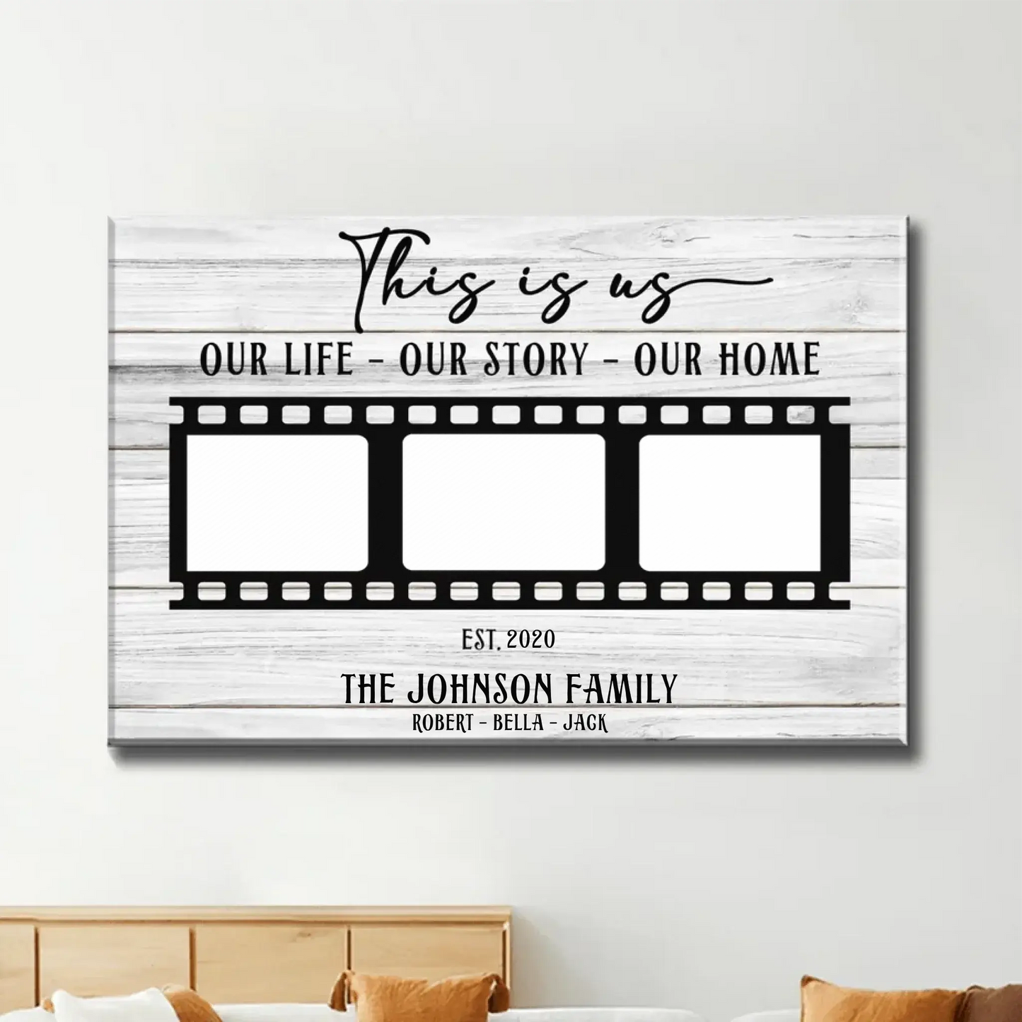 This Is Us Custom Photo Collage – Personalized Poster/Canvas – Unique Gift for Family, Home Decor & Loved Ones Ezcustomize