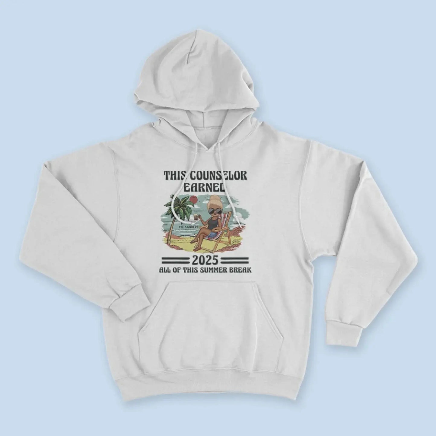 This Teacher Earned All of This Summer Break T-Shirt - Personalized Educator Shirt | End of Year Gift for Teachers, Coaches & School Staff Ezcustomize