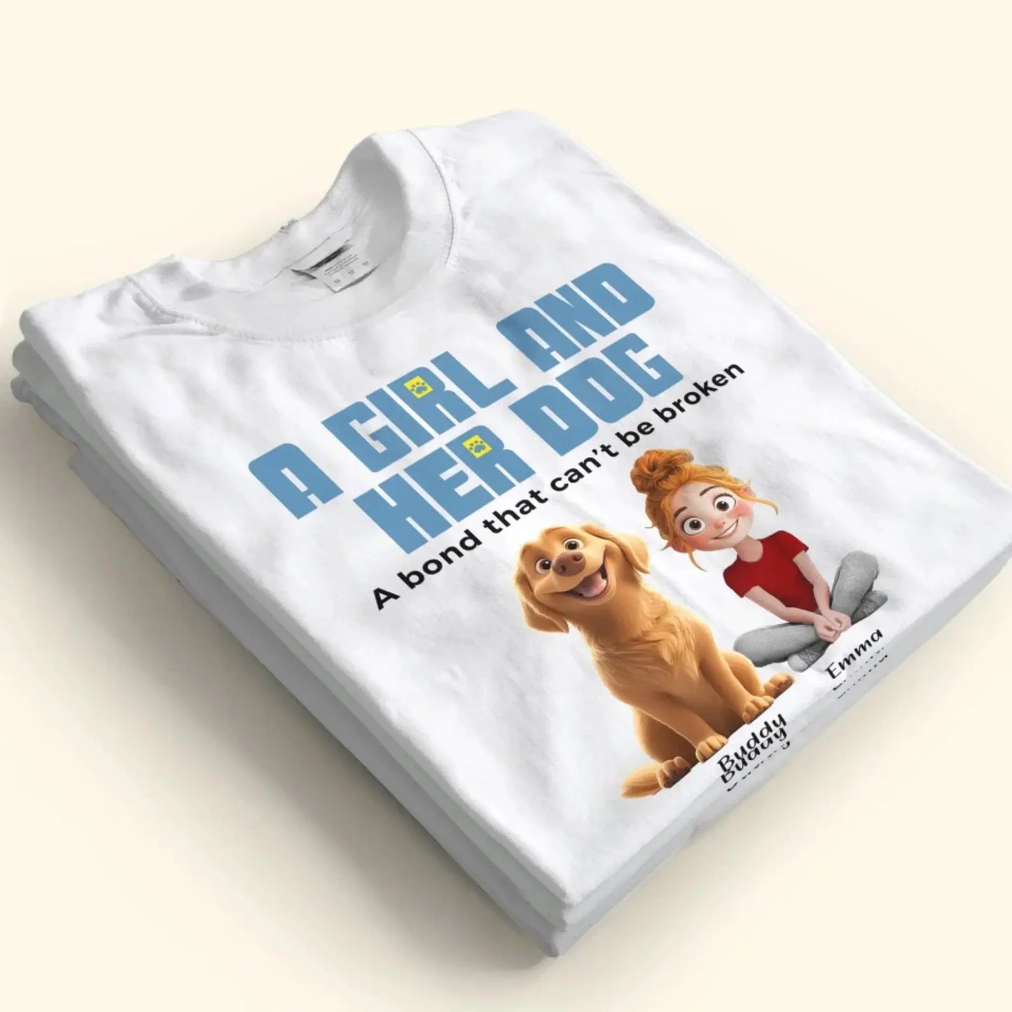Unbreakable Bond With My Dogs- Personalized Shirt Ezcustomize