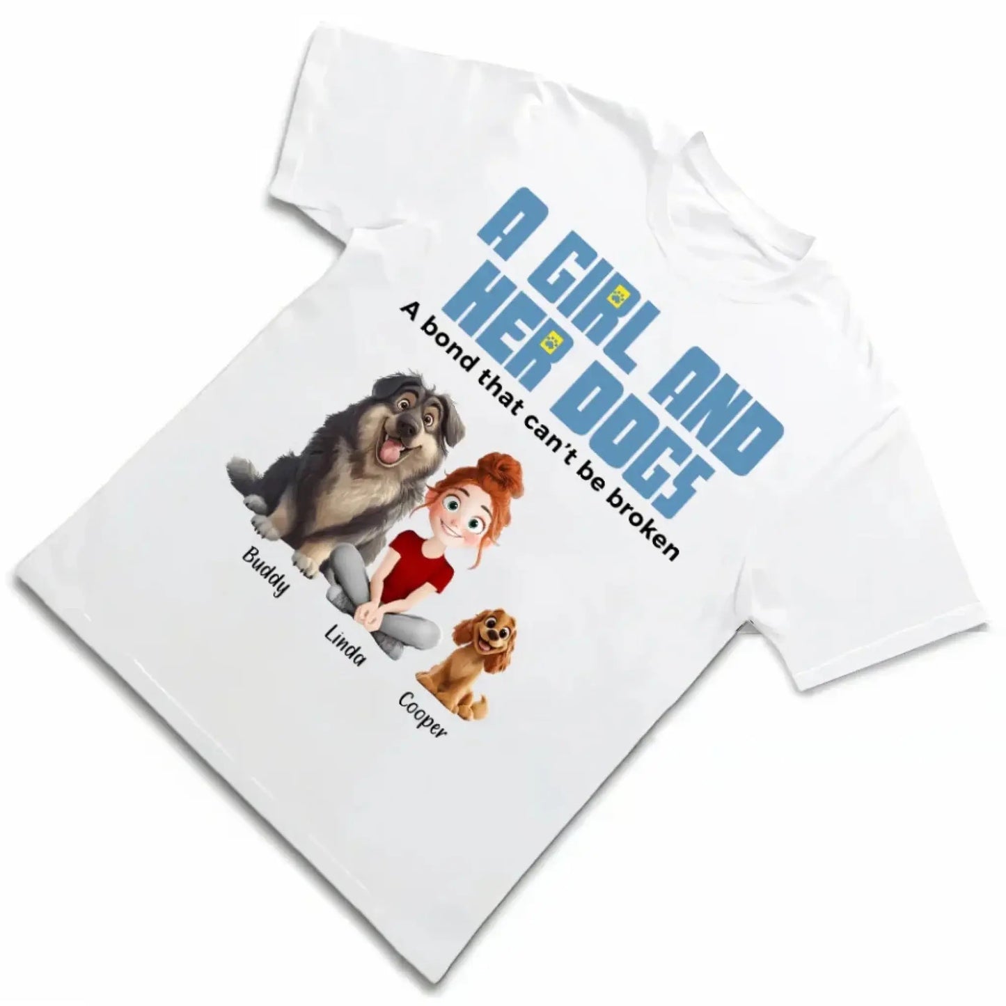 Unbreakable Bond With My Dogs- Personalized Shirt Ezcustomize
