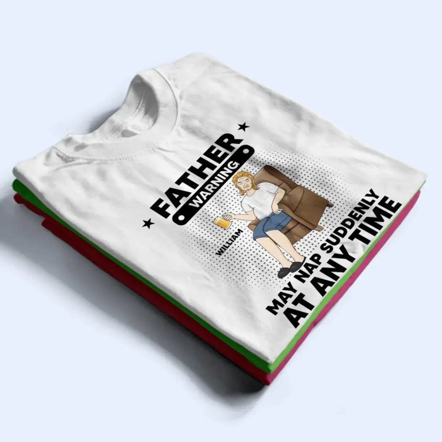 Warning: May Nap Suddenly at Any Time – Personalized Shirt/Hoodie/Sweatshirt – Funny Custom Gift for Grandpa/Papa Ezcustomize