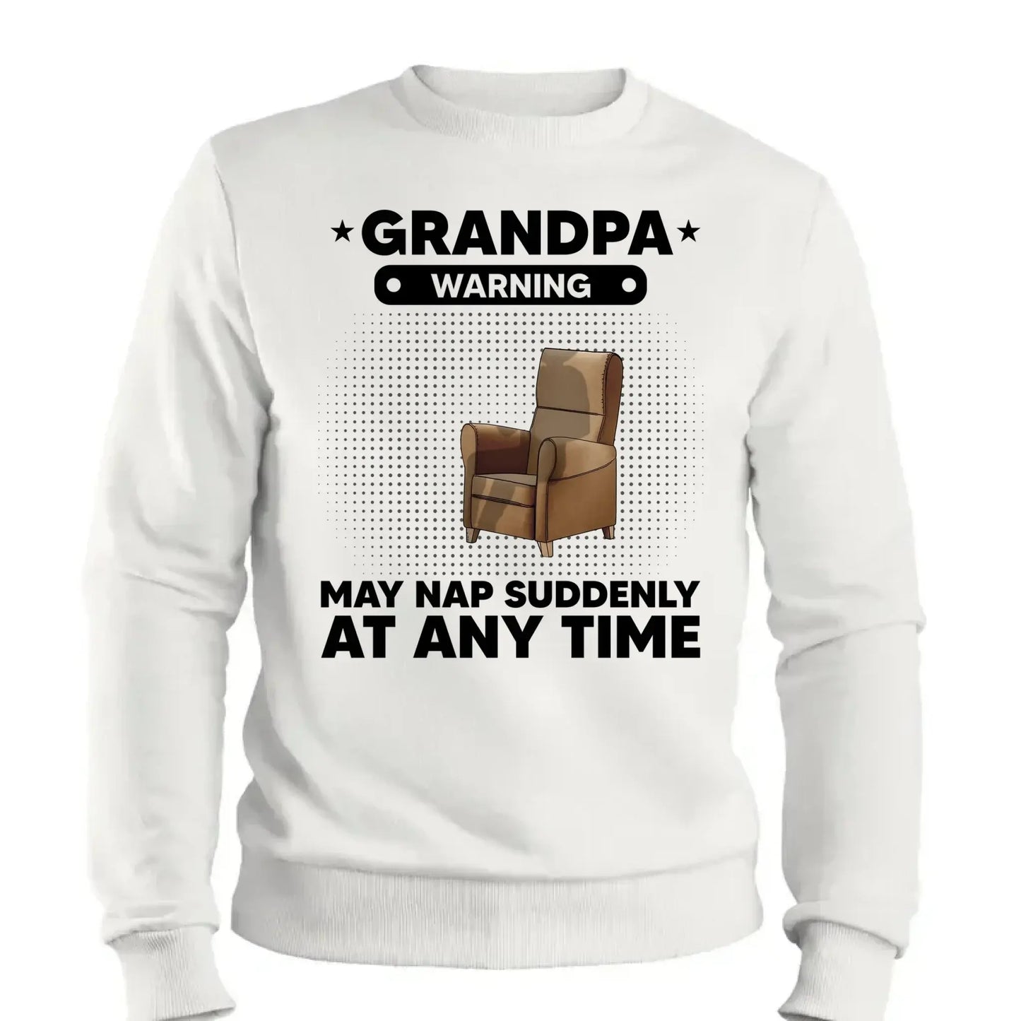 Warning: May Nap Suddenly at Any Time – Personalized Shirt/Hoodie/Sweatshirt – Funny Custom Gift for Grandpa/Papa Ezcustomize