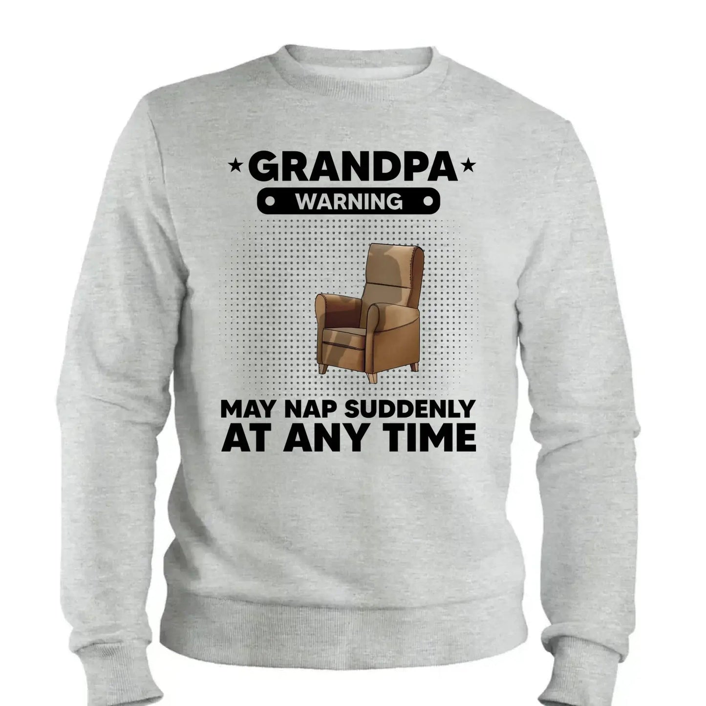 Warning: May Nap Suddenly at Any Time – Personalized Shirt/Hoodie/Sweatshirt – Funny Custom Gift for Grandpa/Papa Ezcustomize