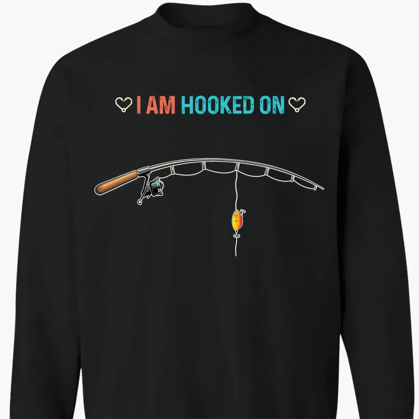 We Are Hooked On Daddy - Personalized Custom Fishing T Shirt - Father's Day Funny Gift for Dad, Grandpa, Daddy, Dada, Husband, Dad Jokes, Reel Cool Dad Ezcustomize