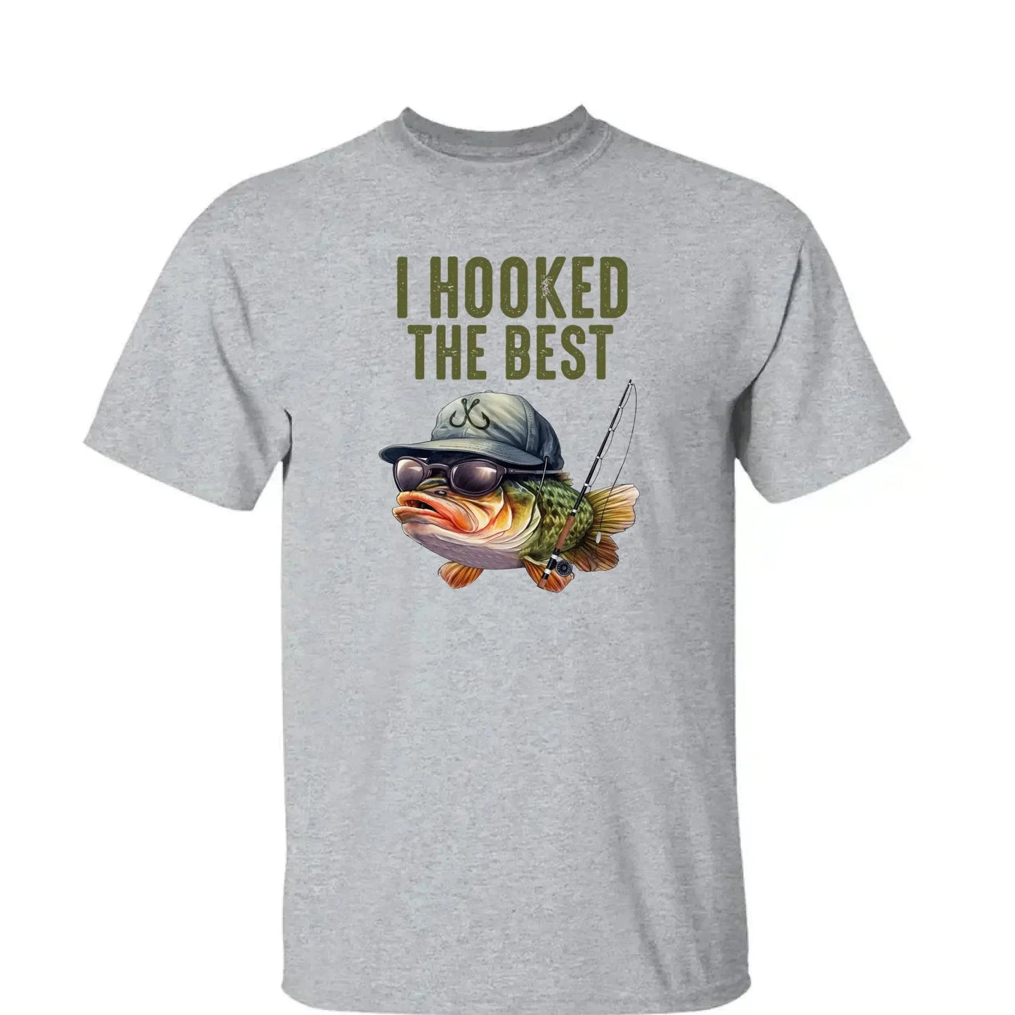 We Hooked the Best Daddy Shirt – Personalized Fishing T-Shirt – Custom Father’s Day Gift for Dad, Papa, Grandpa, or Dada Ezcustomize