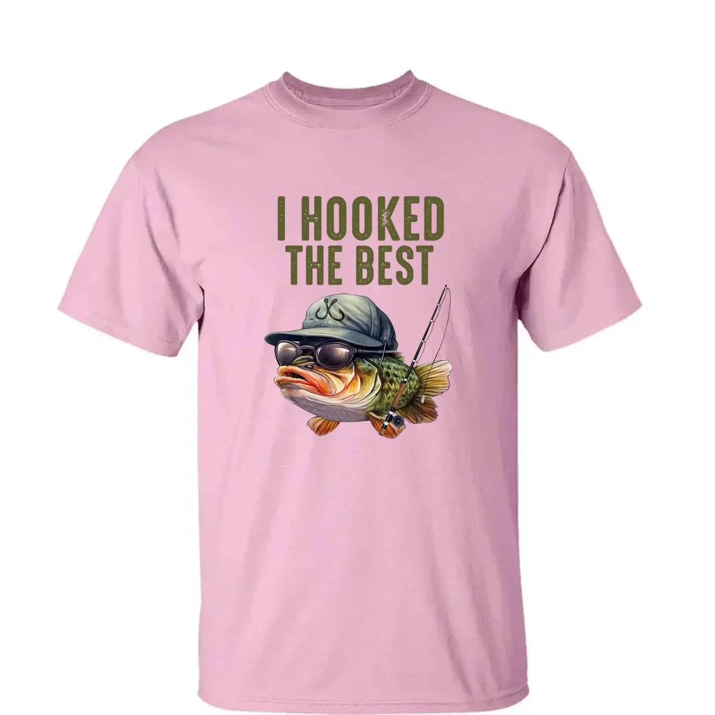 We Hooked the Best Daddy Shirt – Personalized Fishing T-Shirt – Custom Father’s Day Gift for Dad, Papa, Grandpa, or Dada Ezcustomize